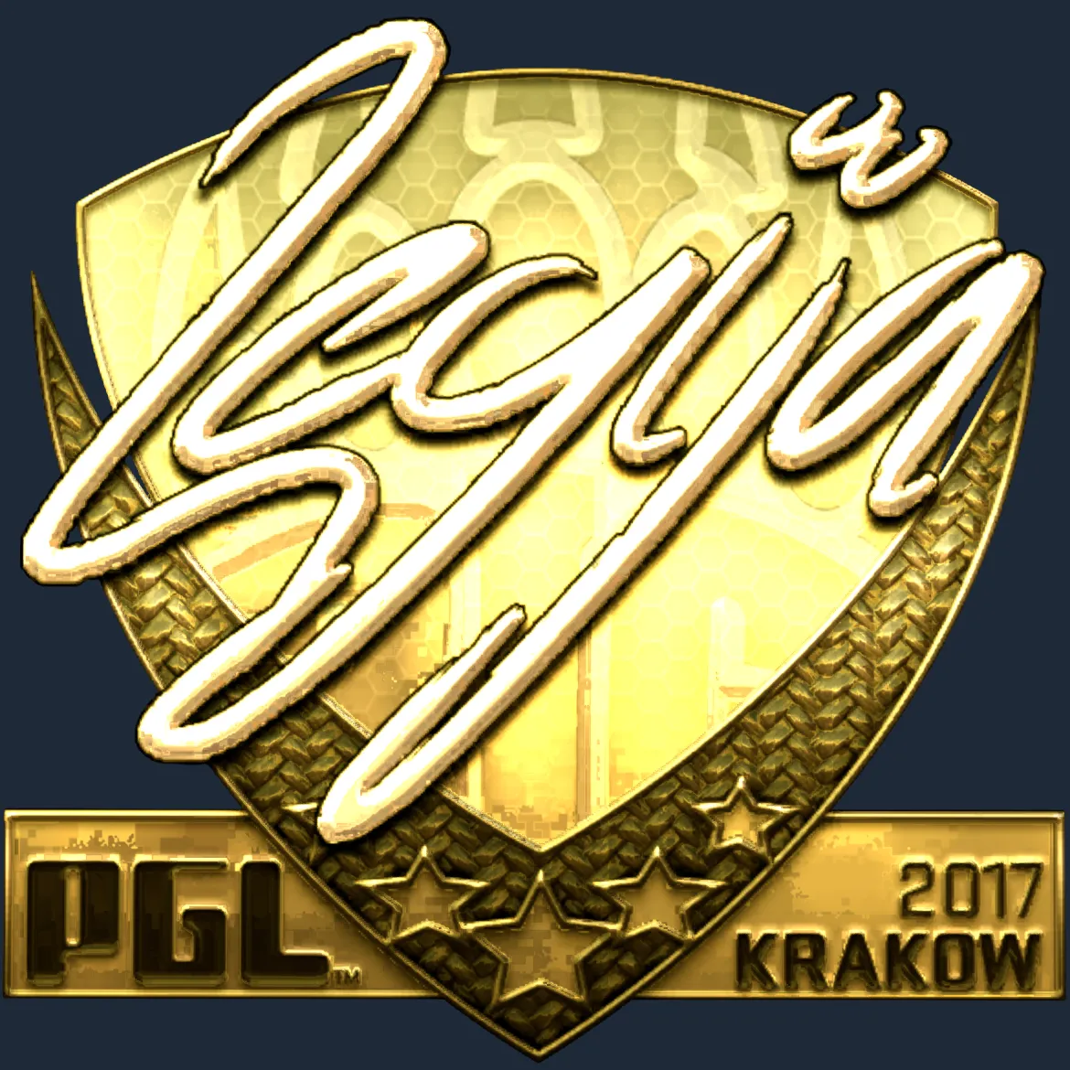 Sticker | LEGIJA (Gold) | Krakow 2017