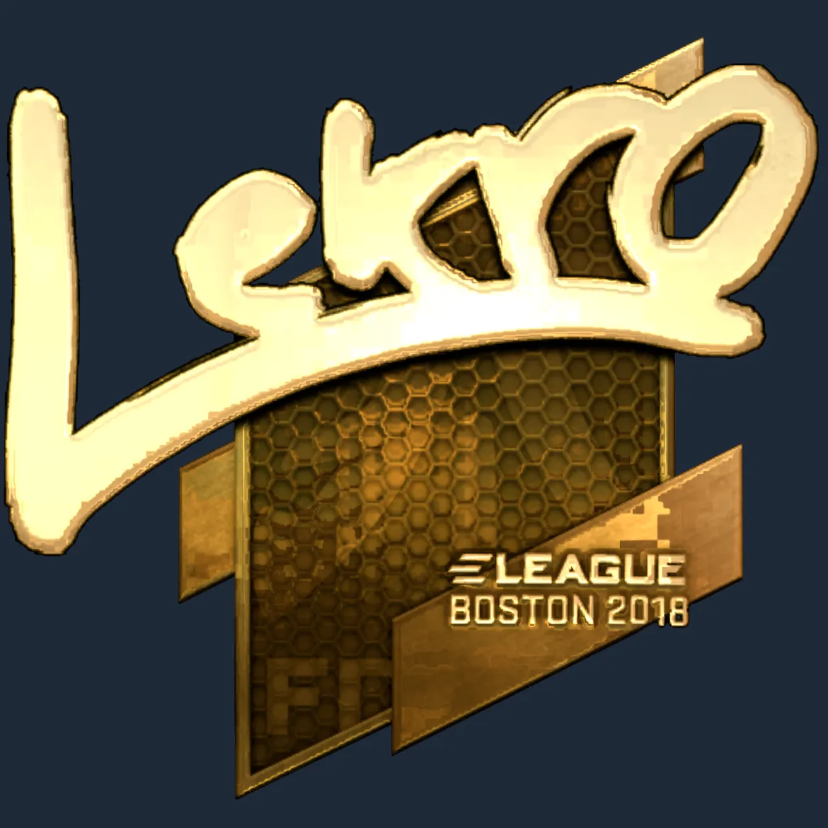Sticker | Lekr0 (Gold) | Boston 2018