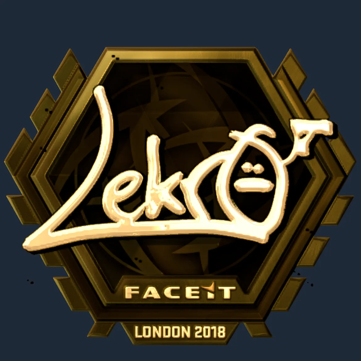 Sticker | Lekr0 (Gold) | London 2018
