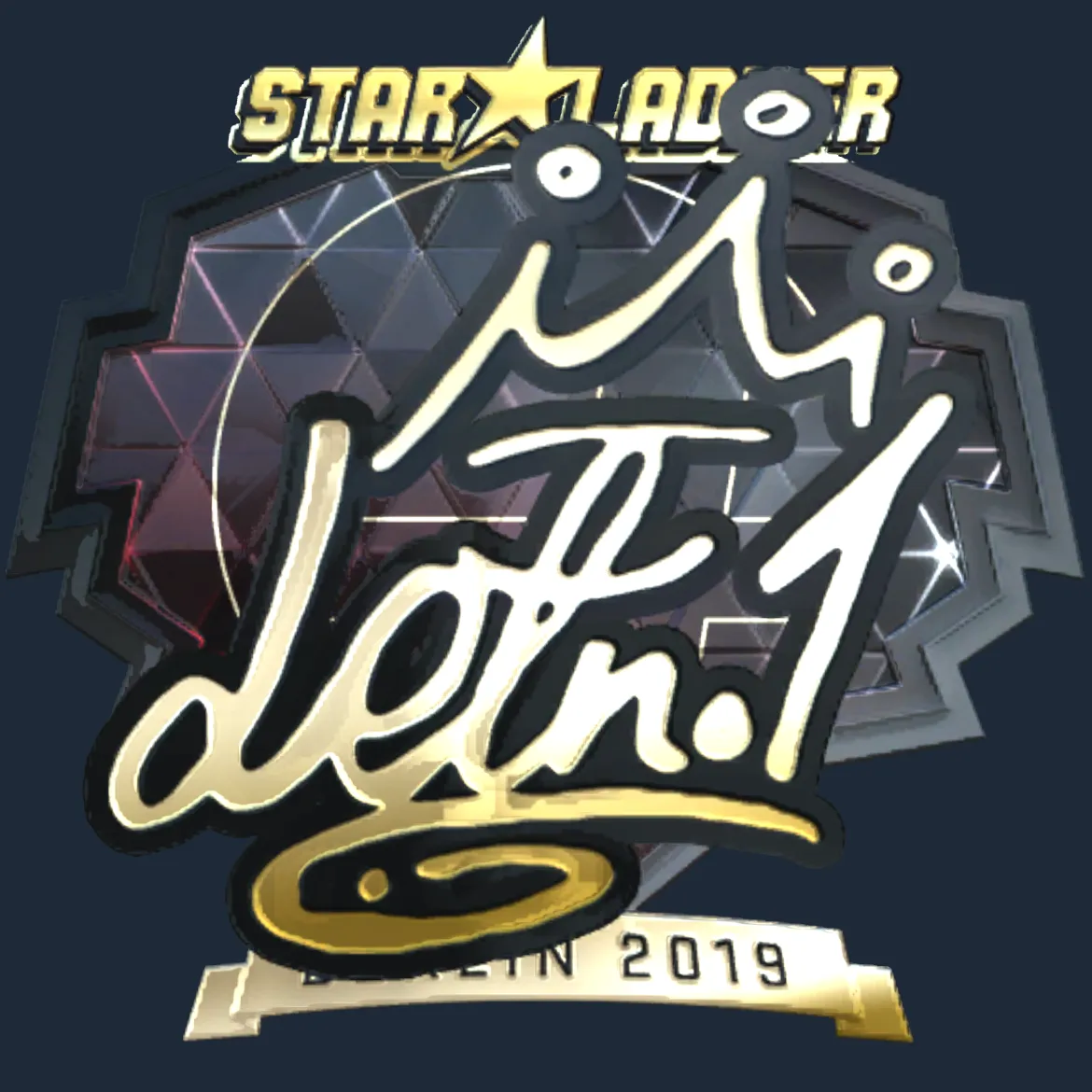Sticker | LETN1 (Gold) | Berlin 2019