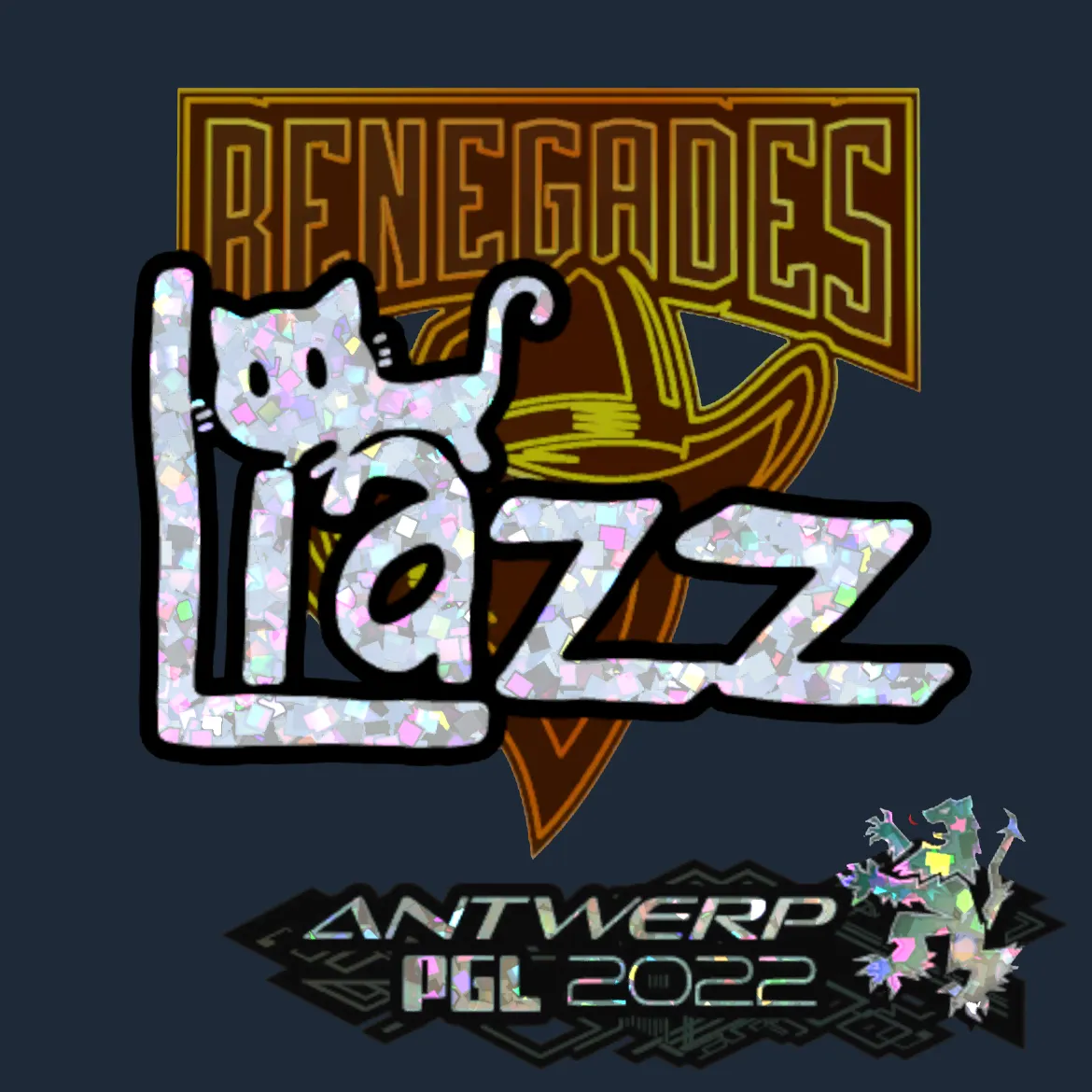 Sticker | Liazz (Glitter) | Antwerp 2022