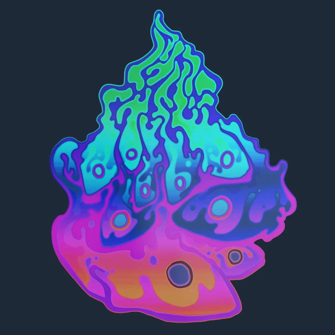 Sticker | Liquid Fire (Holo)