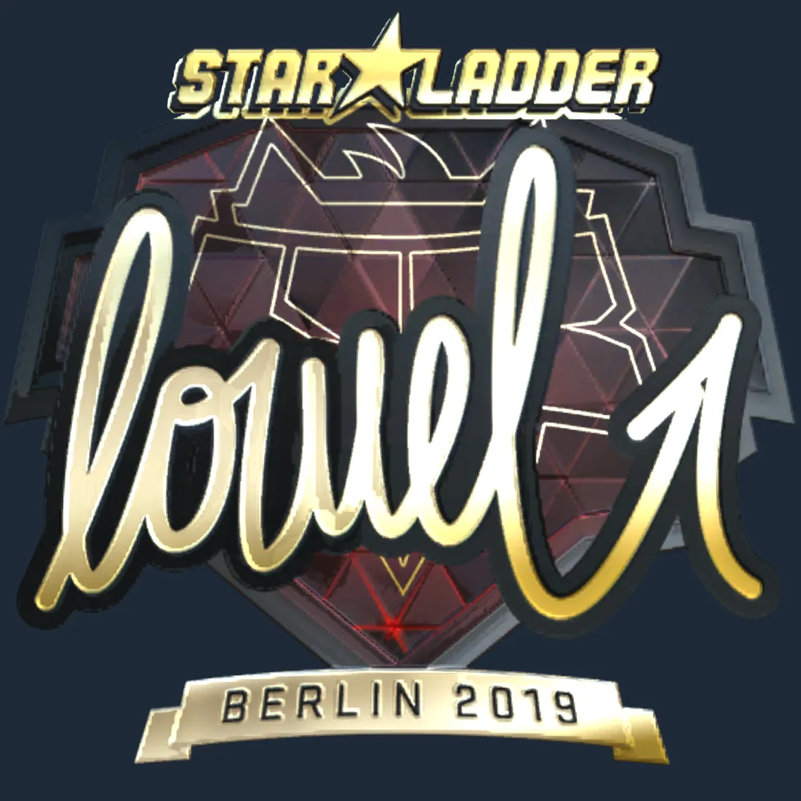 Sticker | loWel (Gold) | Berlin 2019