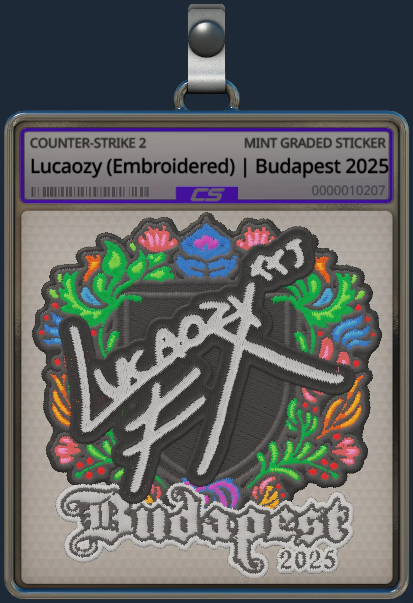 Sticker | Lucaozy (Embroidered) | Budapest 2025