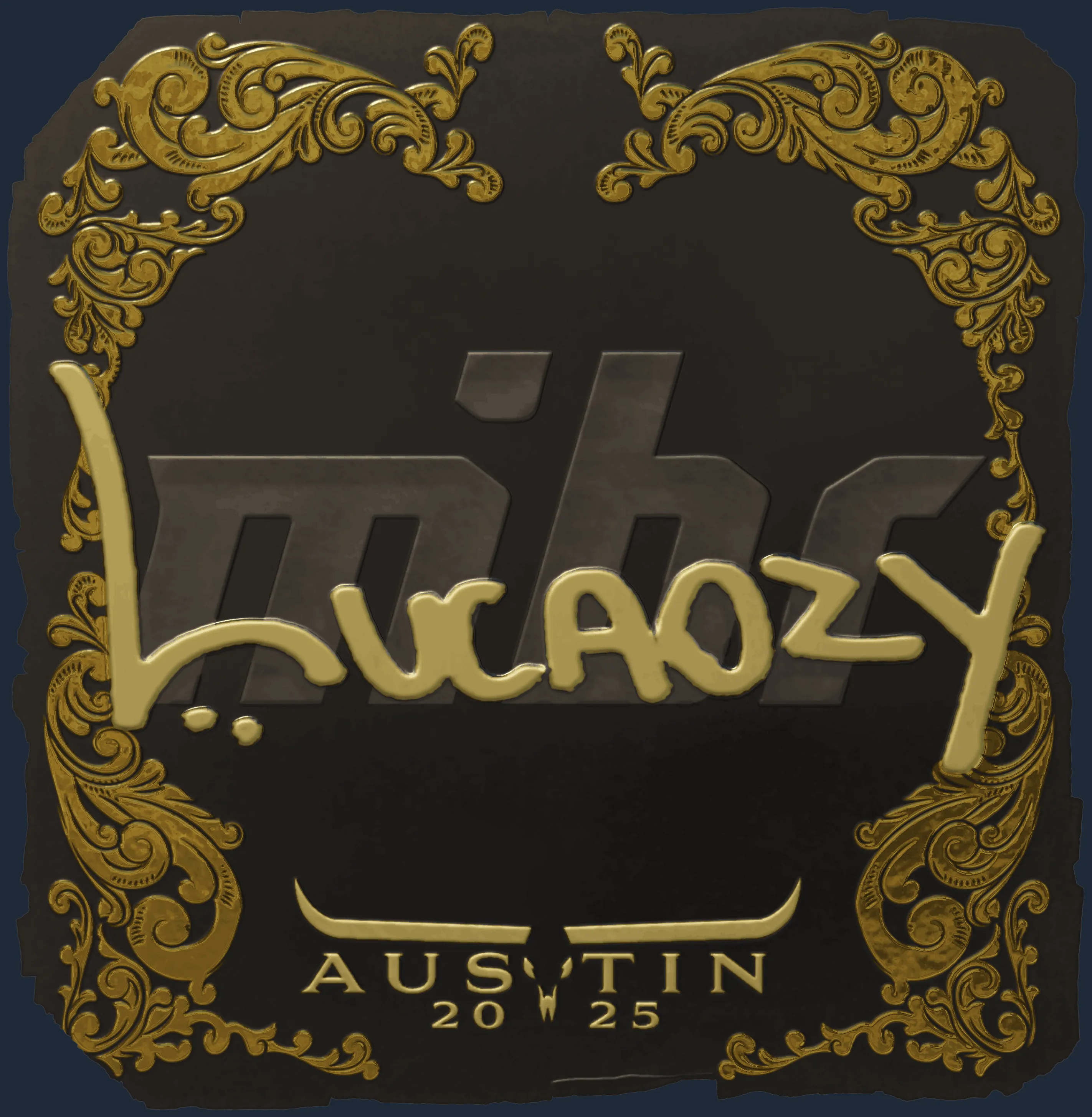 Sticker | Lucaozy (Gold) | Austin 2025