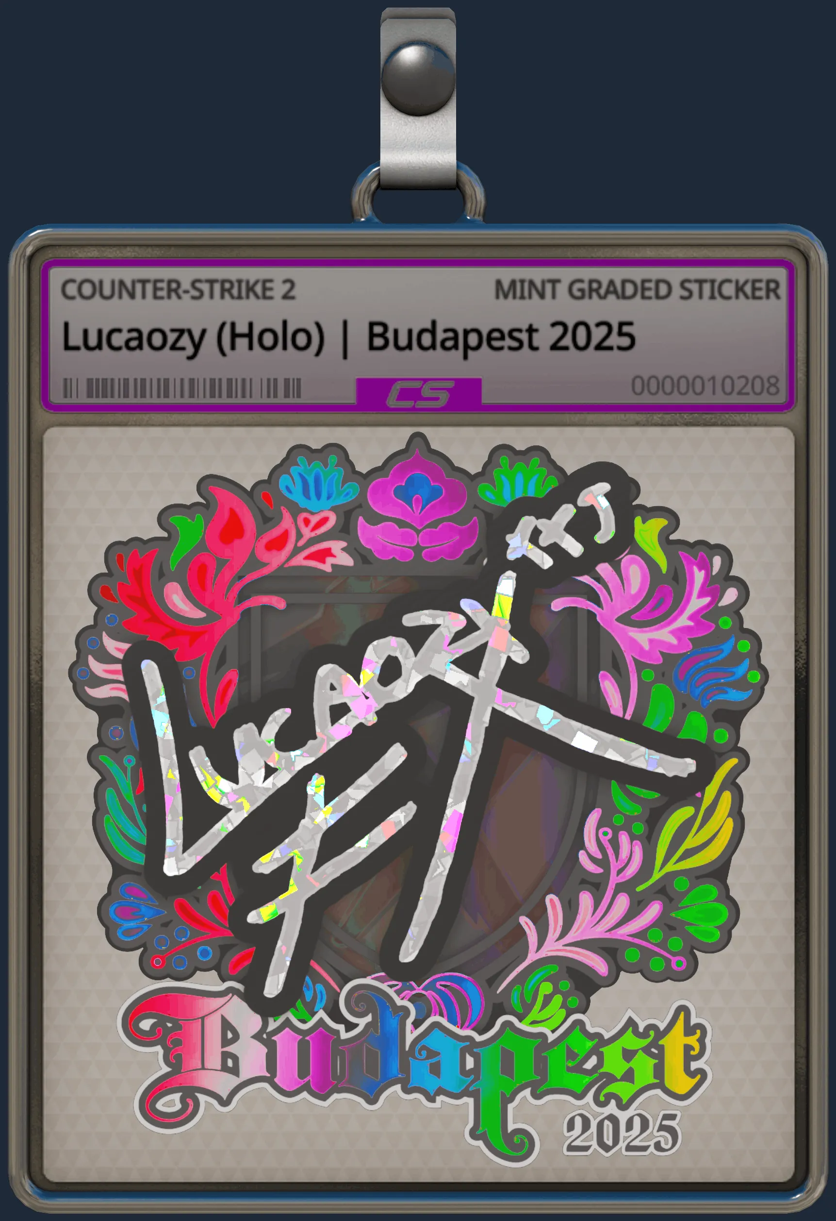 Sticker | Lucaozy (Holo) | Budapest 2025
