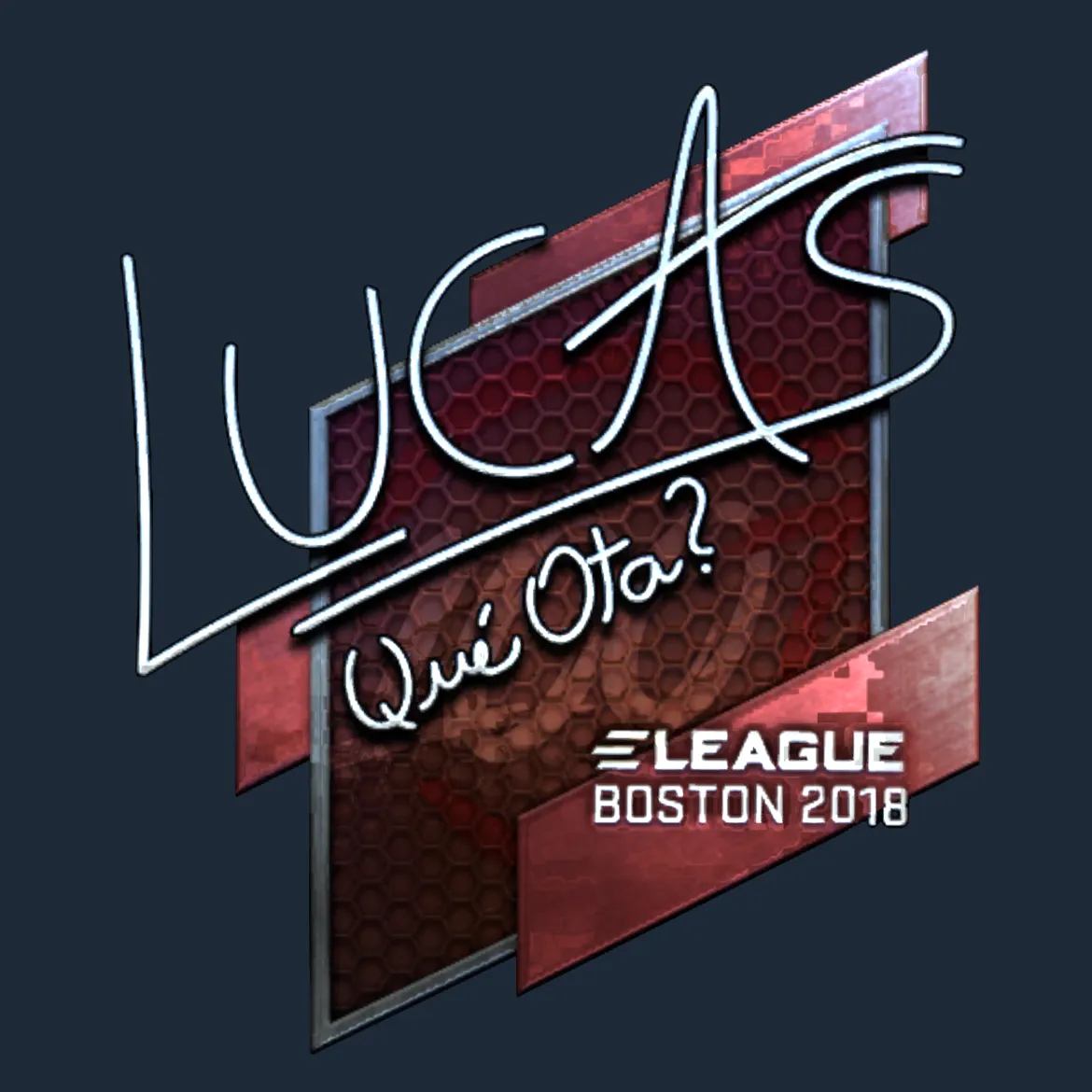 Sticker | LUCAS1 (Foil) | Boston 2018