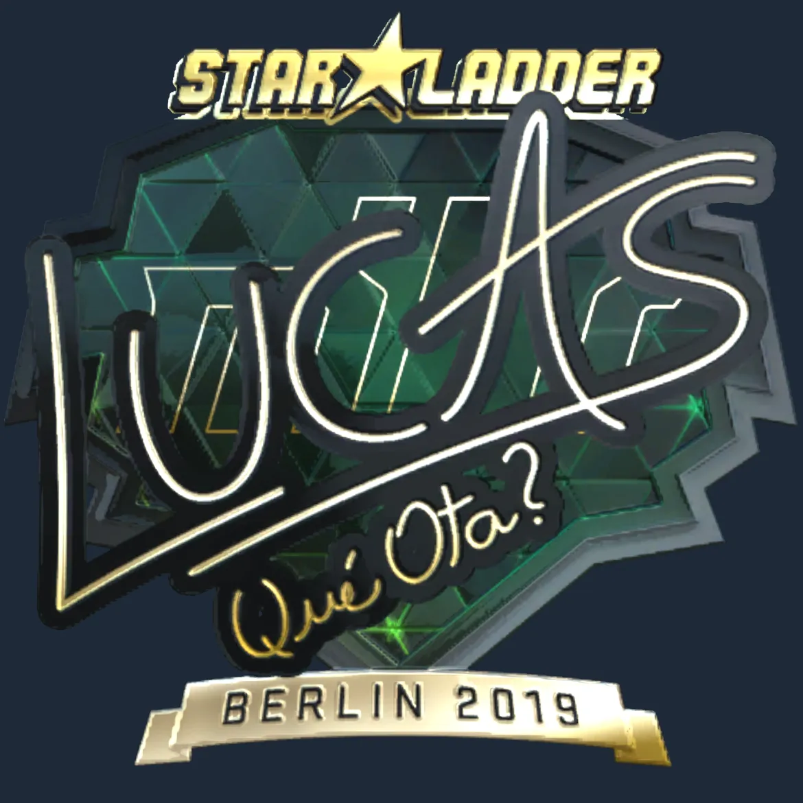 Sticker | LUCAS1 (Gold) | Berlin 2019