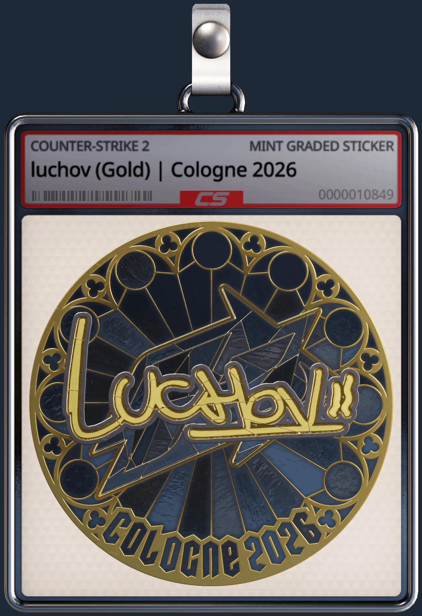 Sticker | luchov (Gold) | Cologne 2026