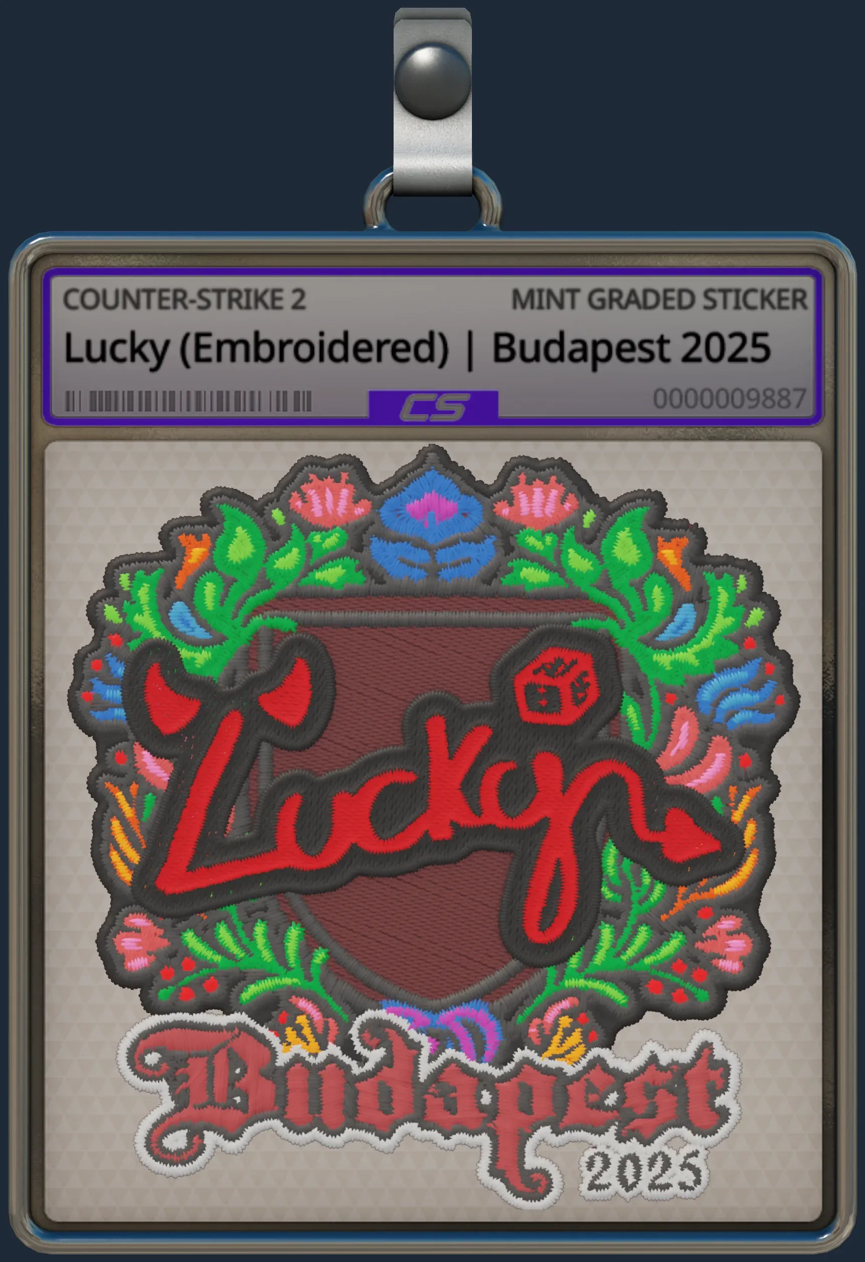 Sticker | Lucky (Embroidered) | Budapest 2025