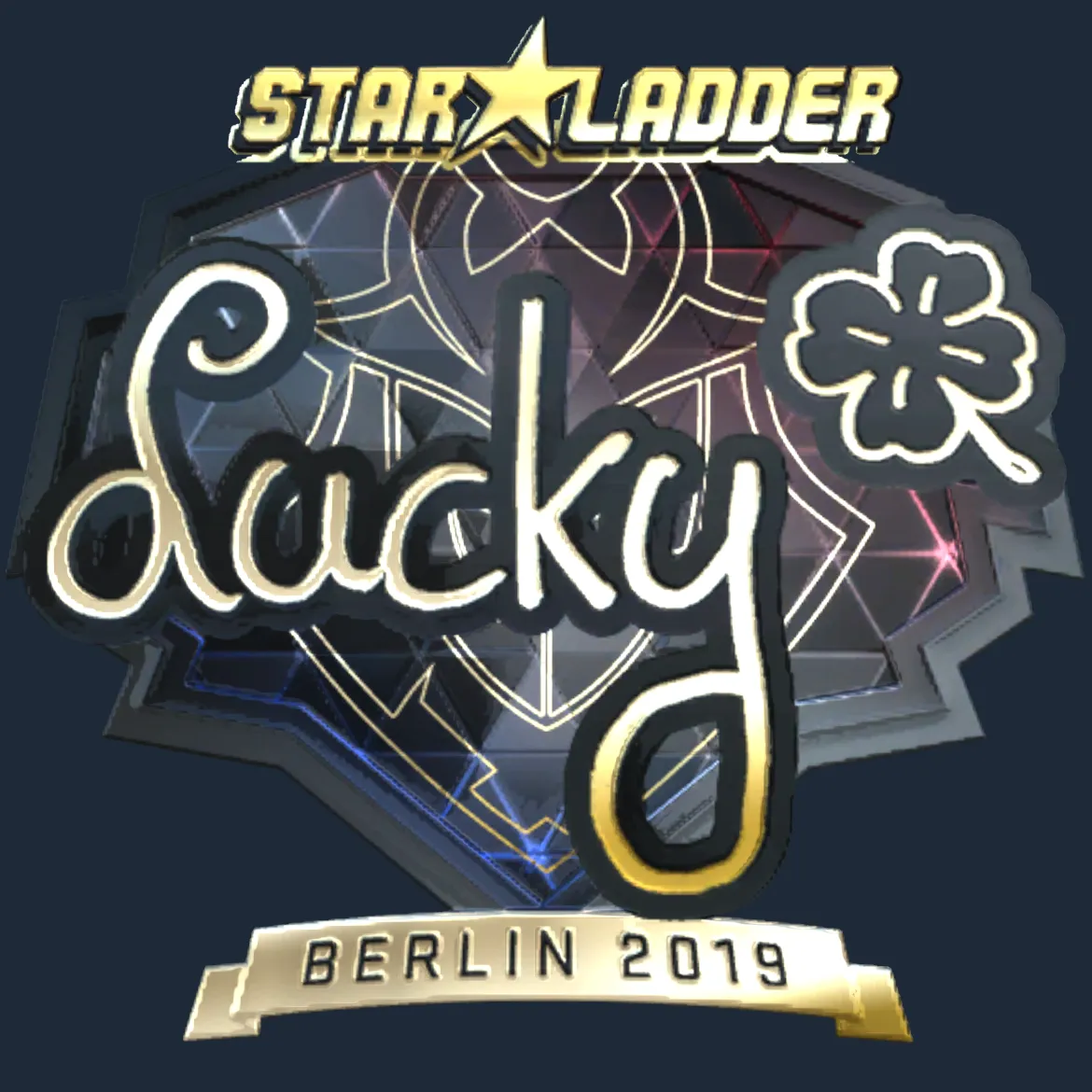 Sticker | Lucky (Gold) | Berlin 2019