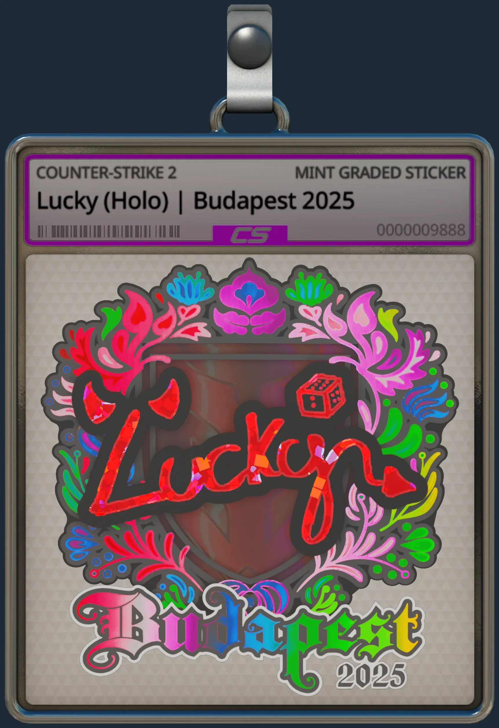 Sticker | Lucky (Holo) | Budapest 2025