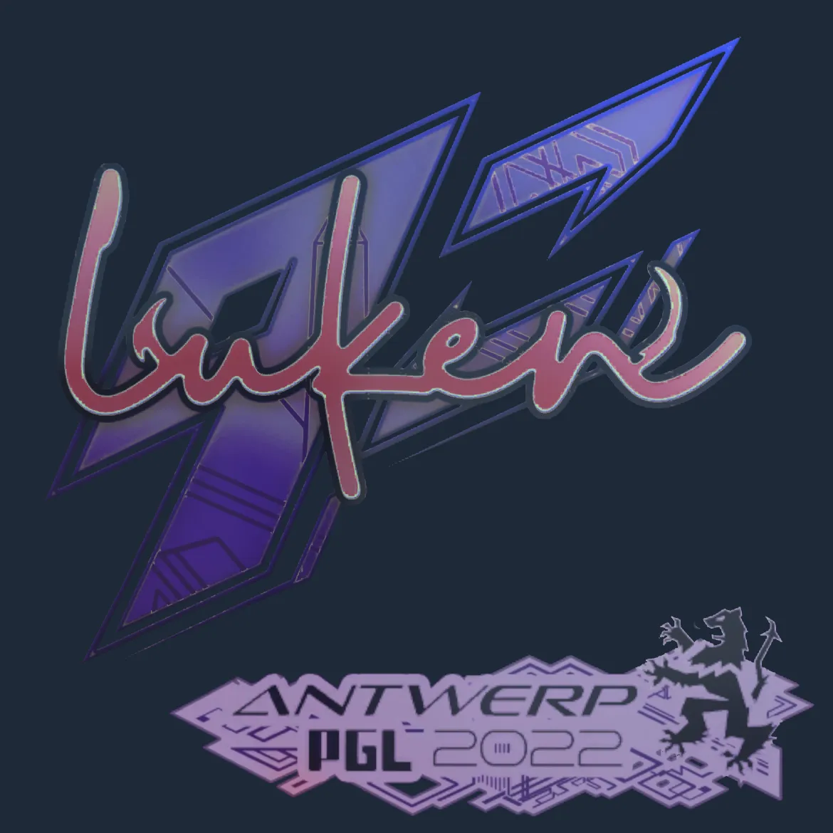 Sticker | luken (Holo) | Antwerp 2022