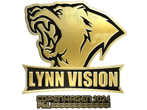 Sticker | Lynn Vision (Gold) | Copenhagen 2024