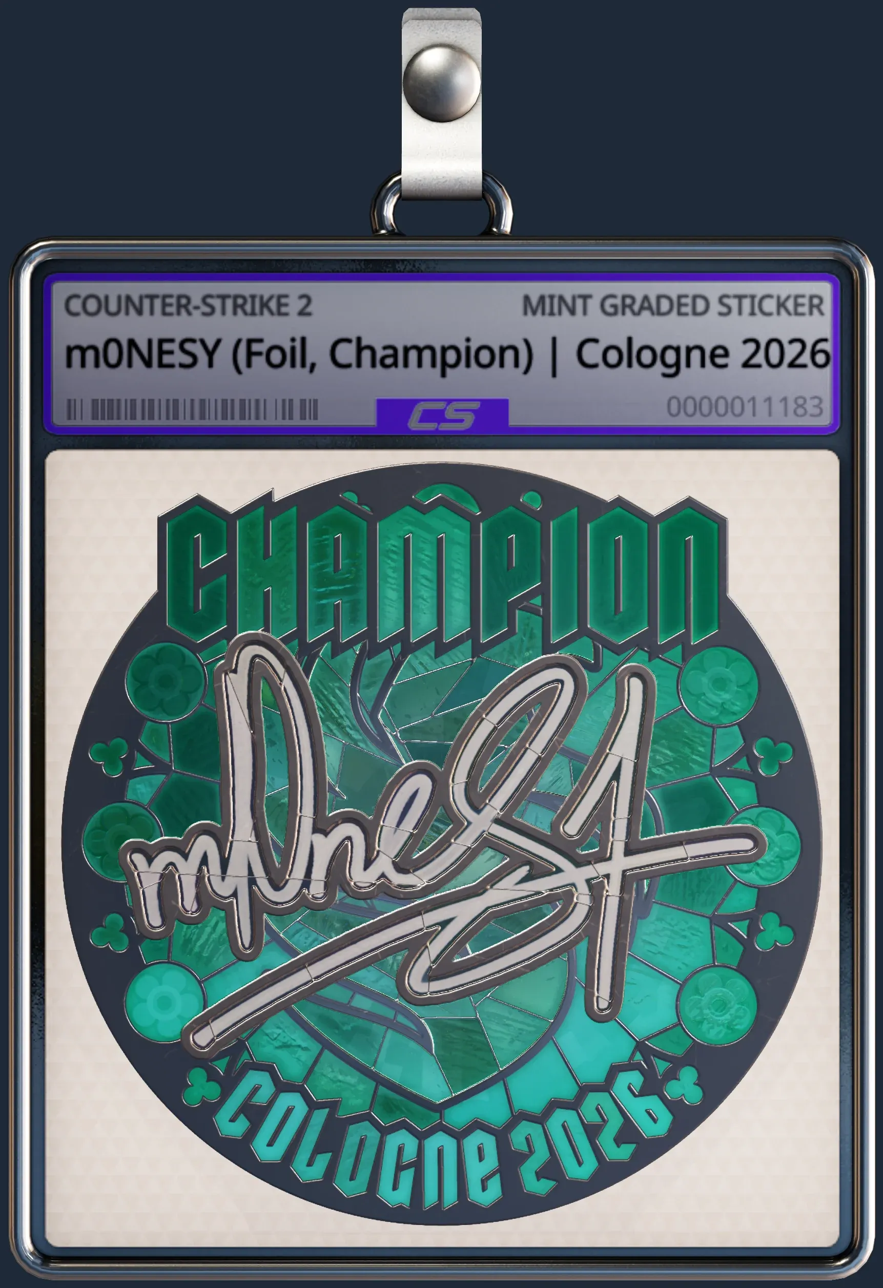 Sticker | m0NESY (Foil, Champion) | Cologne 2026 Sticker | m0NESY (Foil, Champion) | Cologne 2026