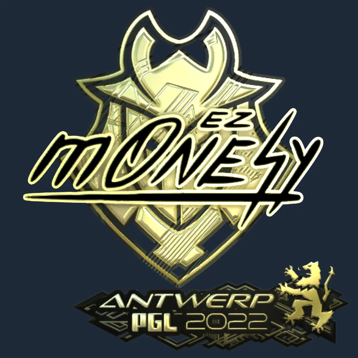Sticker | m0NESY (Gold) | Antwerp 2022