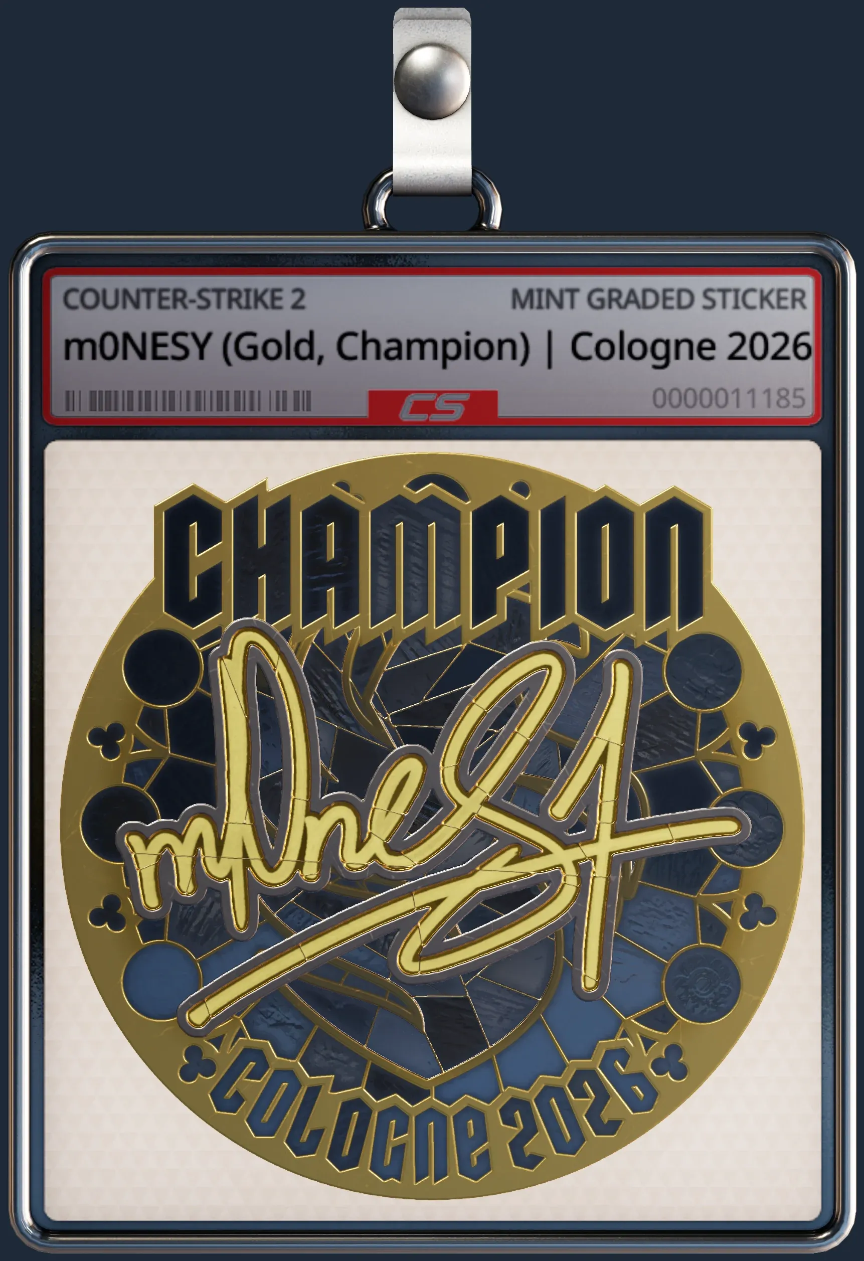Sticker | m0NESY (Gold, Champion) | Cologne 2026 Sticker | m0NESY (Gold, Champion) | Cologne 2026