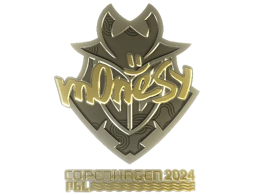 Sticker | m0NESY (Gold) | Copenhagen 2024
