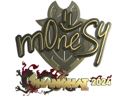 Sticker | m0NESY (Gold) | Shanghai 2024