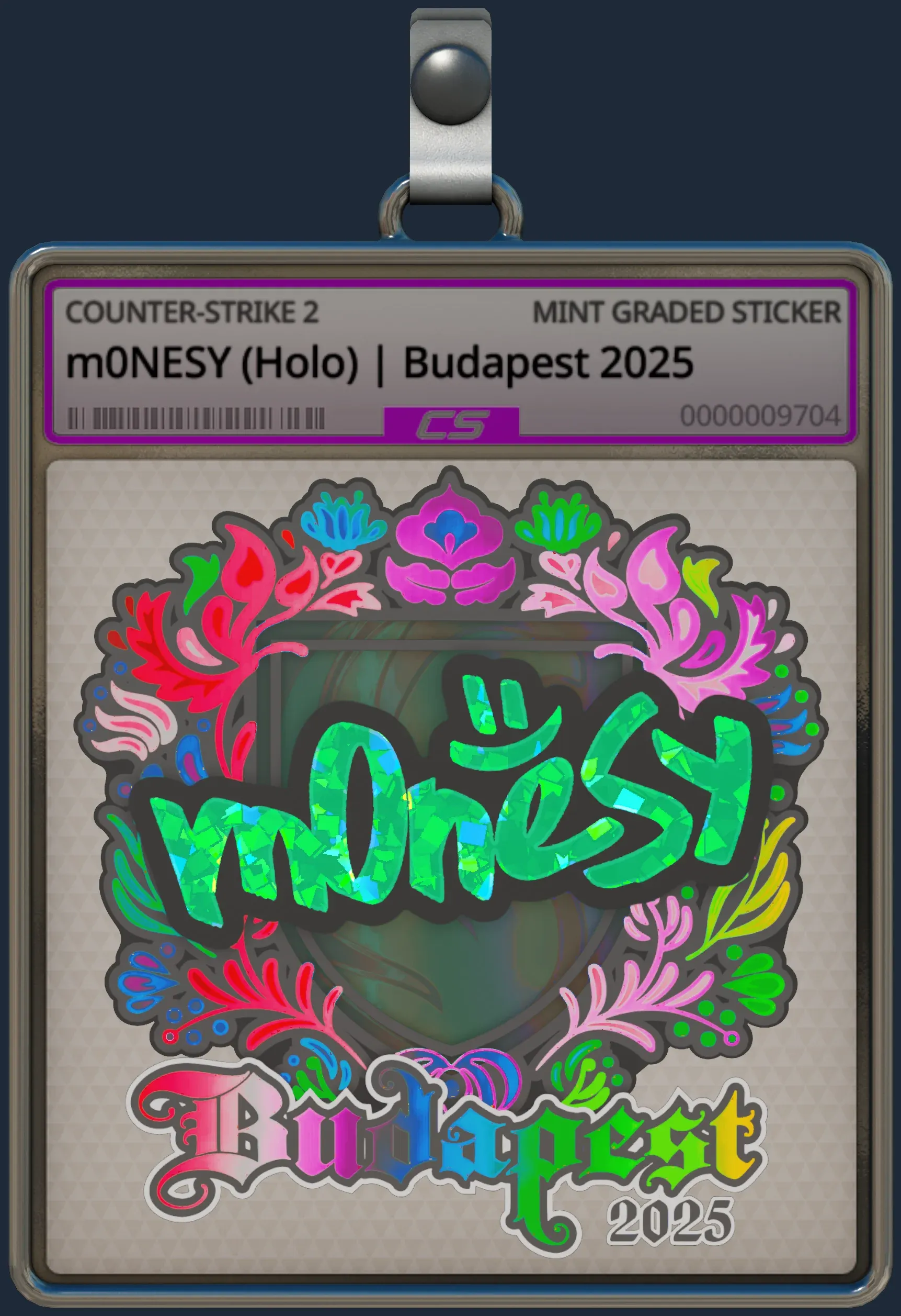 Sticker | m0NESY (Holo) | Budapest 2025