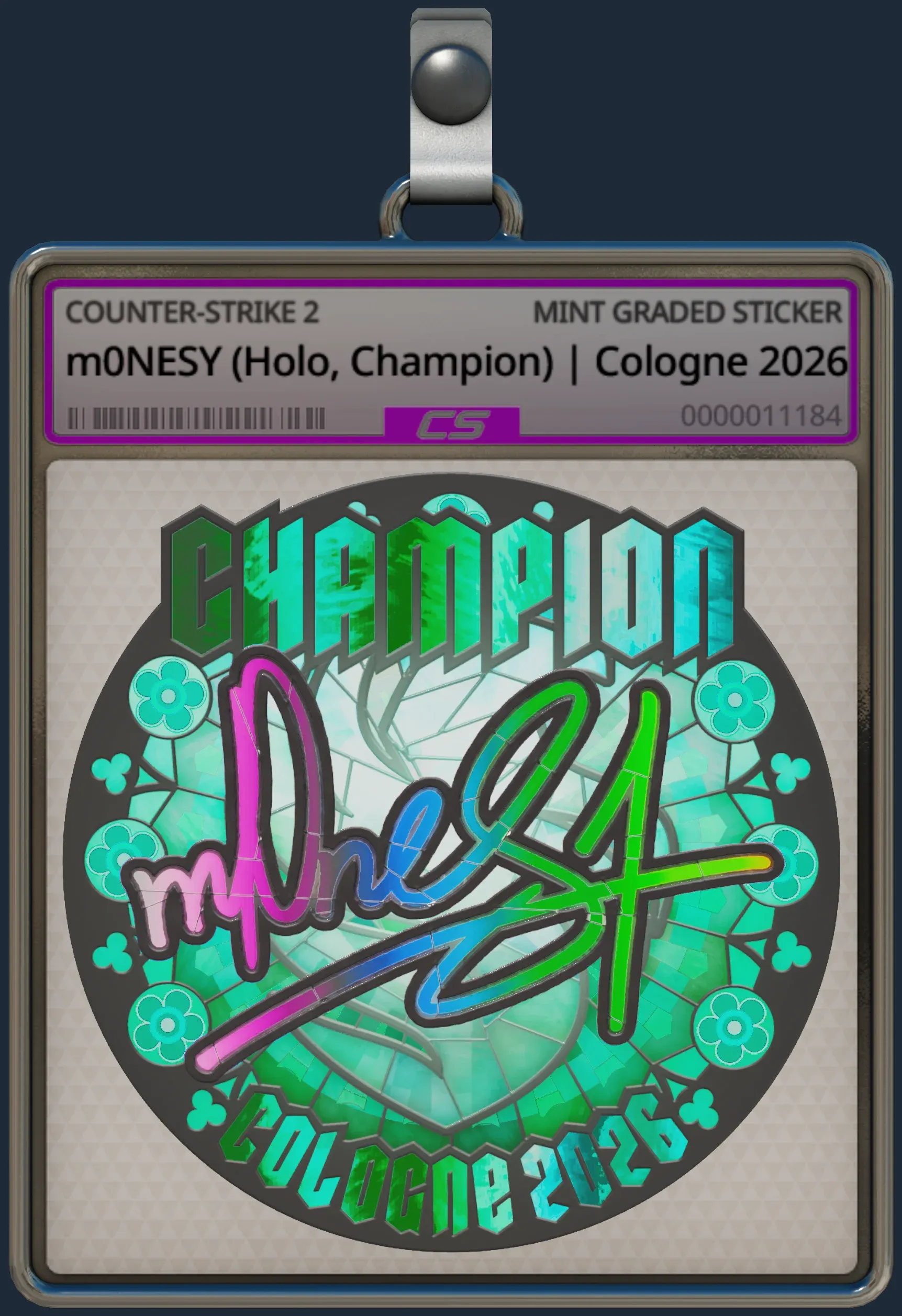 Sticker | m0NESY (Holo, Champion) | Cologne 2026 Sticker | m0NESY (Holo, Champion) | Cologne 2026