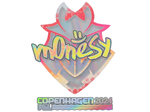 Sticker | m0NESY (Holo) | Copenhagen 2024