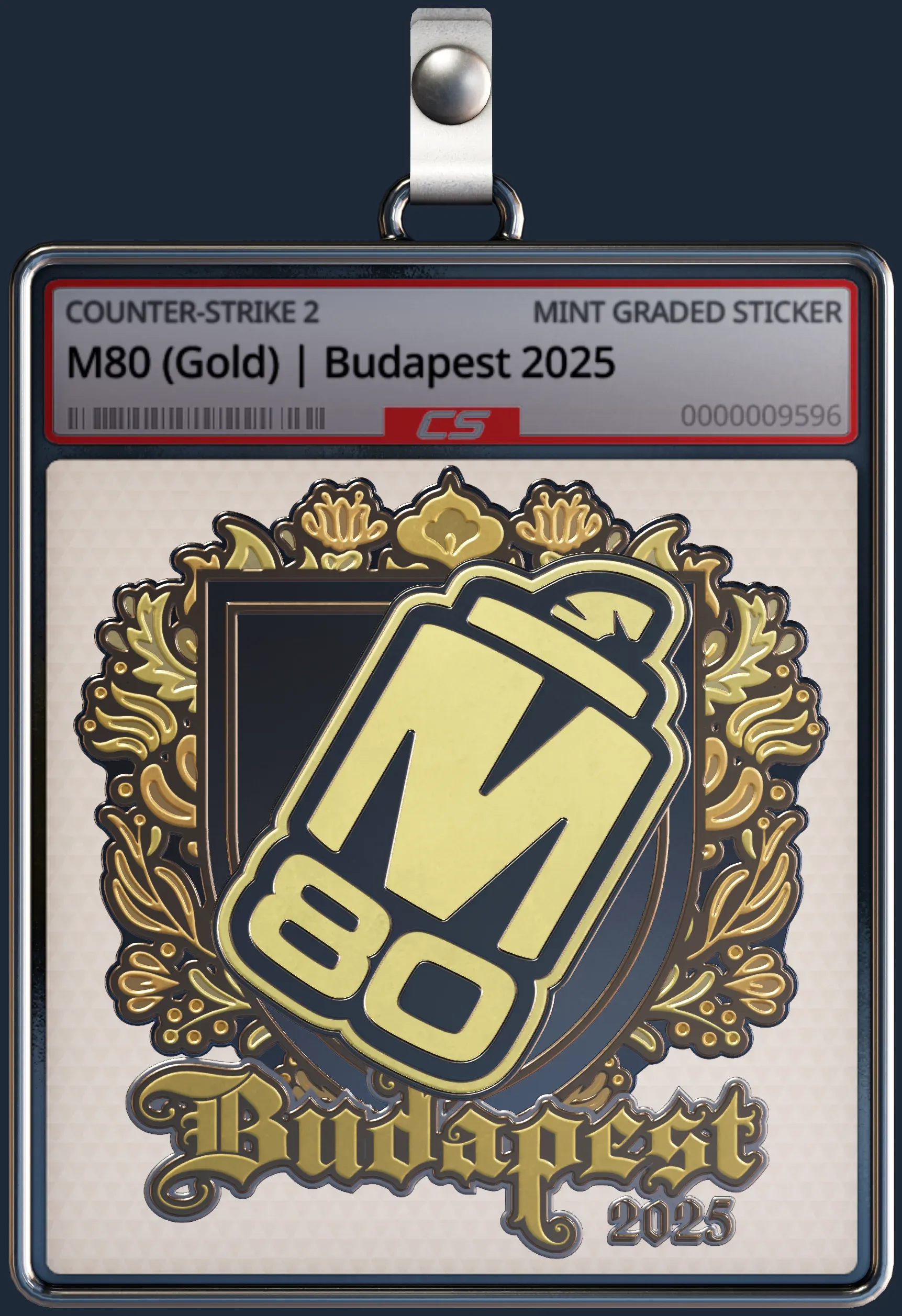 Sticker | M80 (Gold) | Budapest 2025