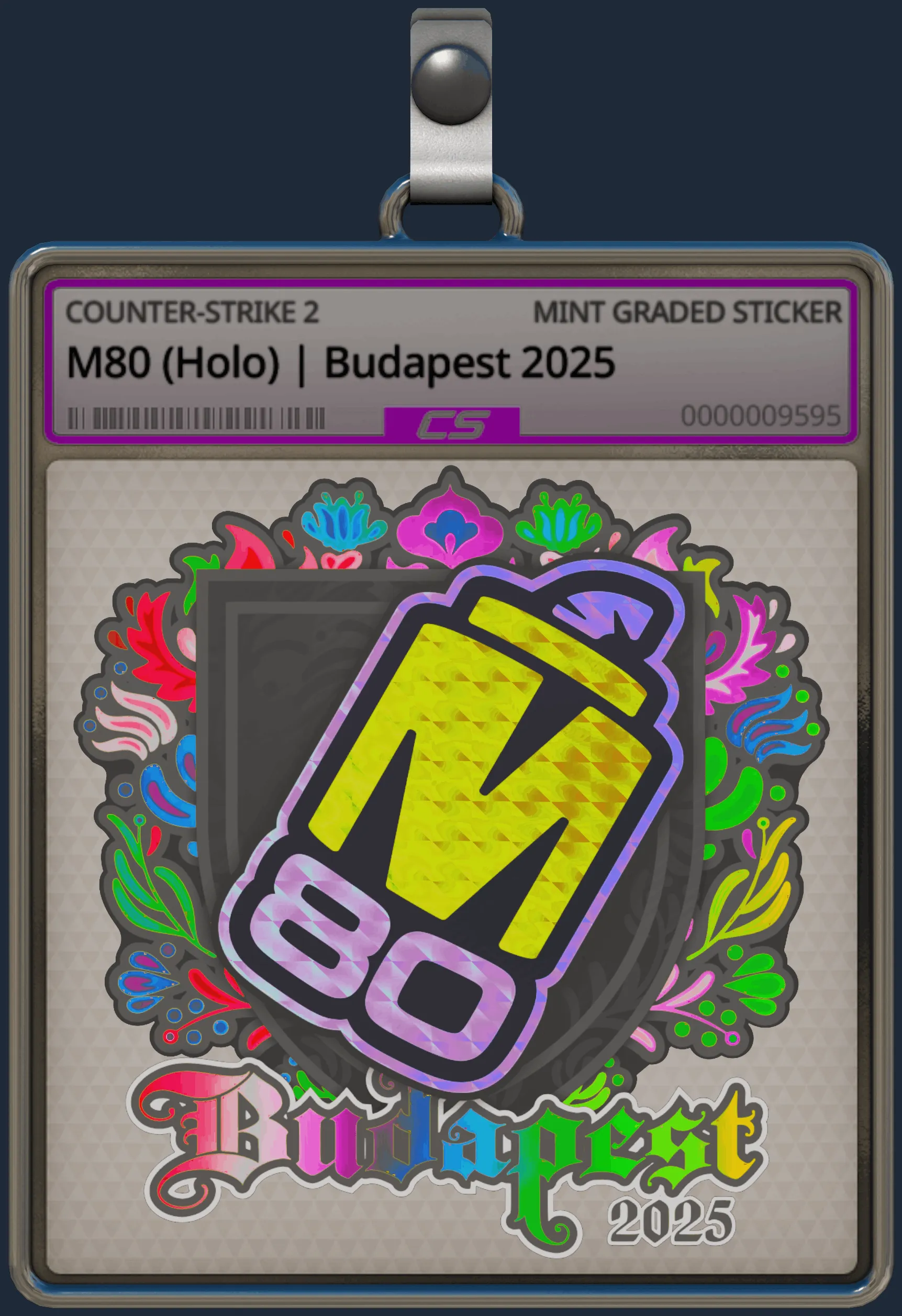 Sticker | M80 (Holo) | Budapest 2025