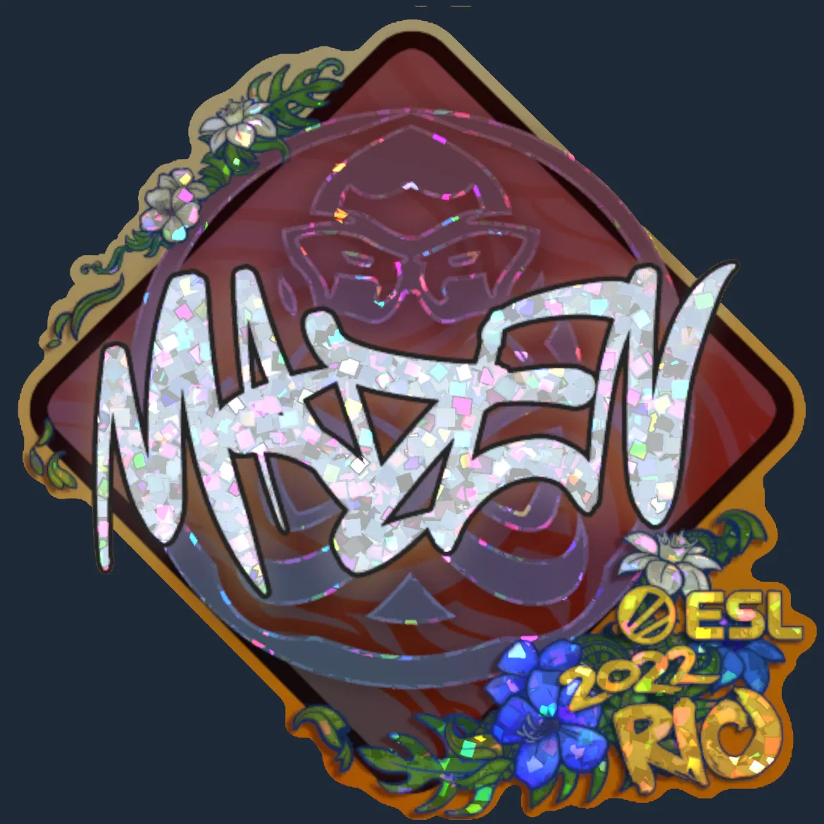 Sticker | maden (Glitter) | Rio 2022