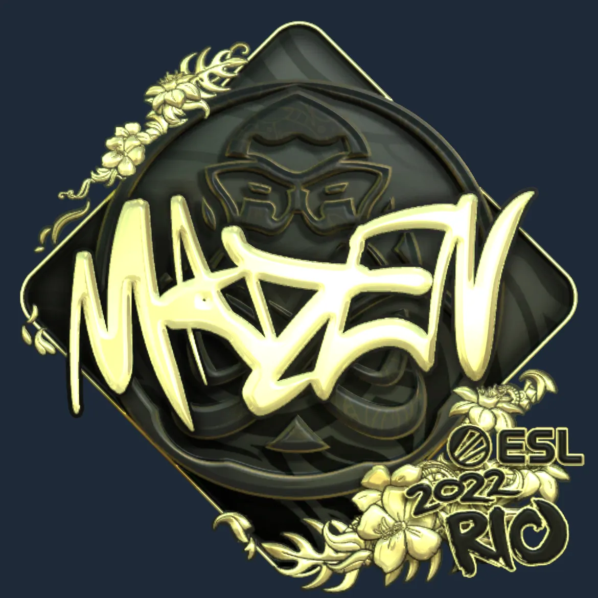 Sticker | maden (Gold) | Rio 2022