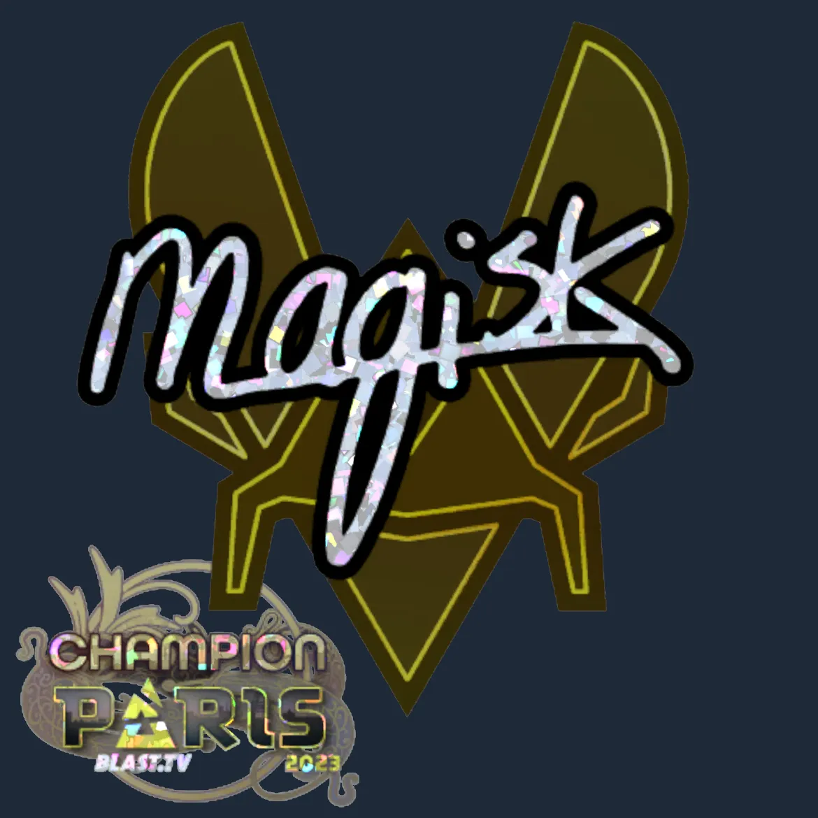 Sticker | Magisk (Glitter, Champion) | Paris 2023