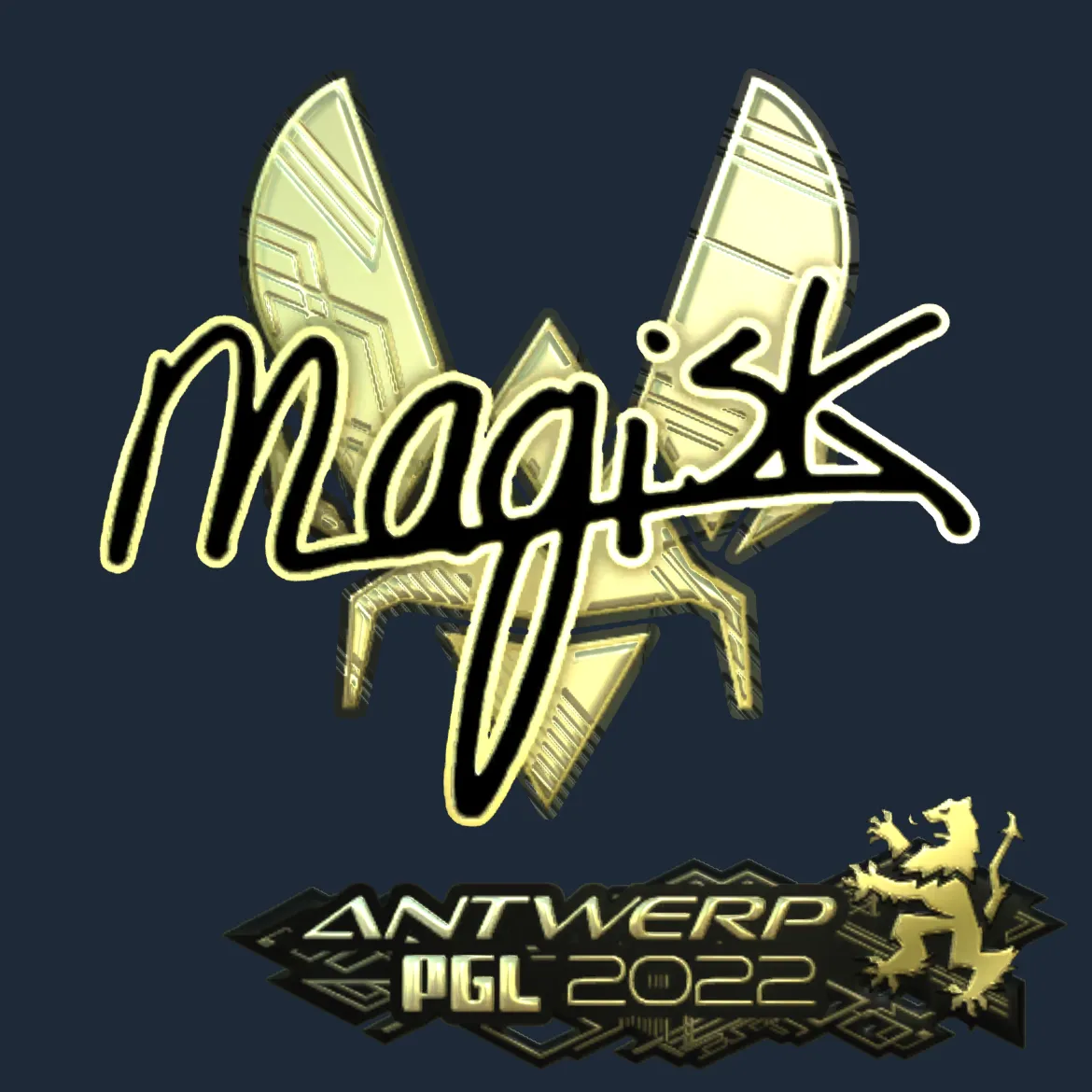 Sticker | Magisk (Gold) | Antwerp 2022