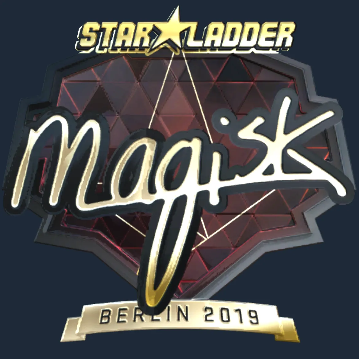 Sticker | Magisk (Gold) | Berlin 2019