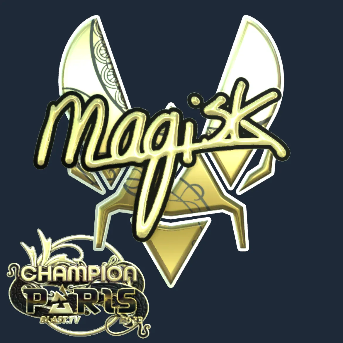 Sticker | Magisk (Gold, Champion) | Paris 2023
