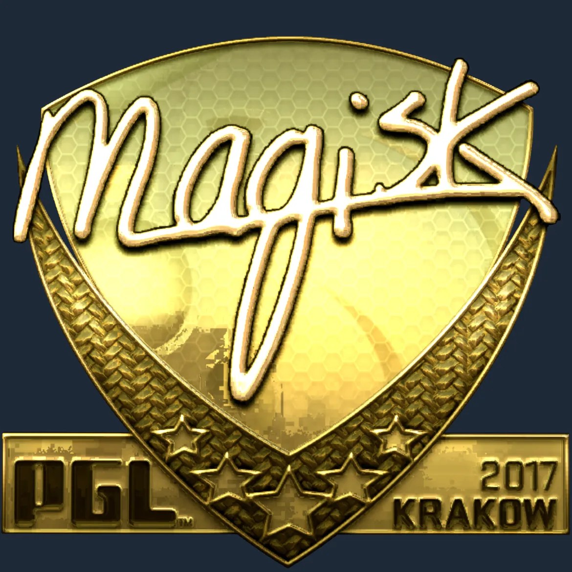 Sticker | Magisk (Gold) | Krakow 2017