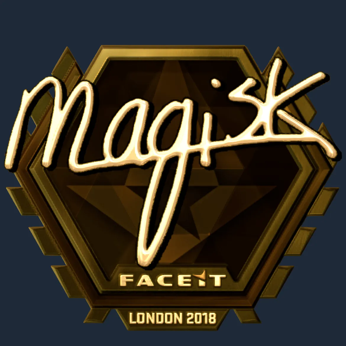 Sticker | Magisk (Gold) | London 2018