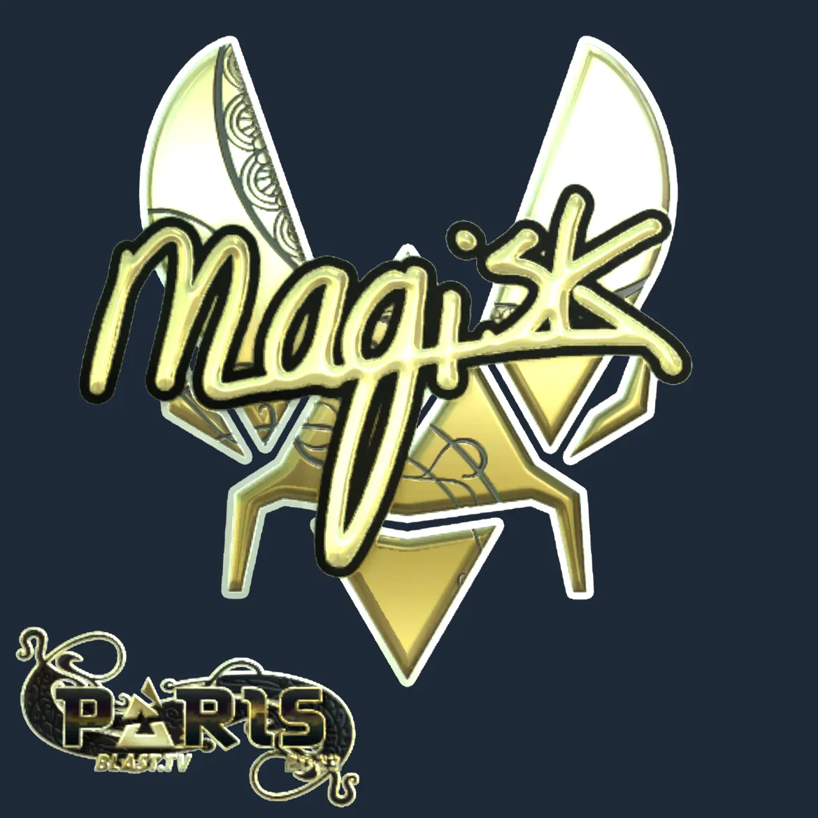 Sticker | Magisk (Gold) | Paris 2023