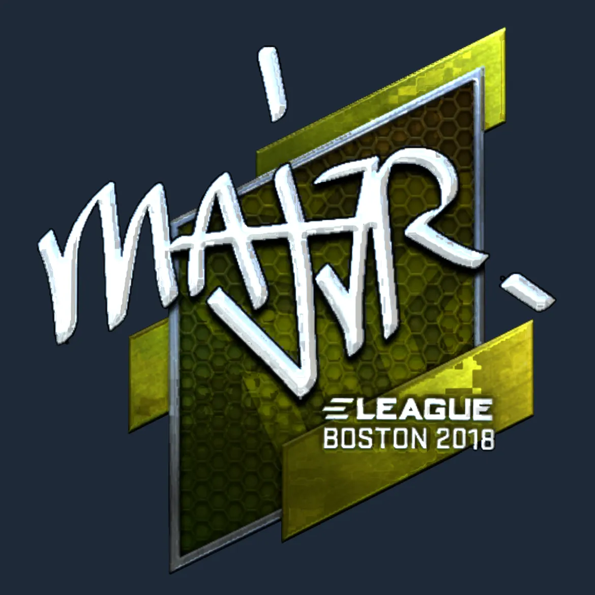 Sticker | MAJ3R (Foil) | Boston 2018