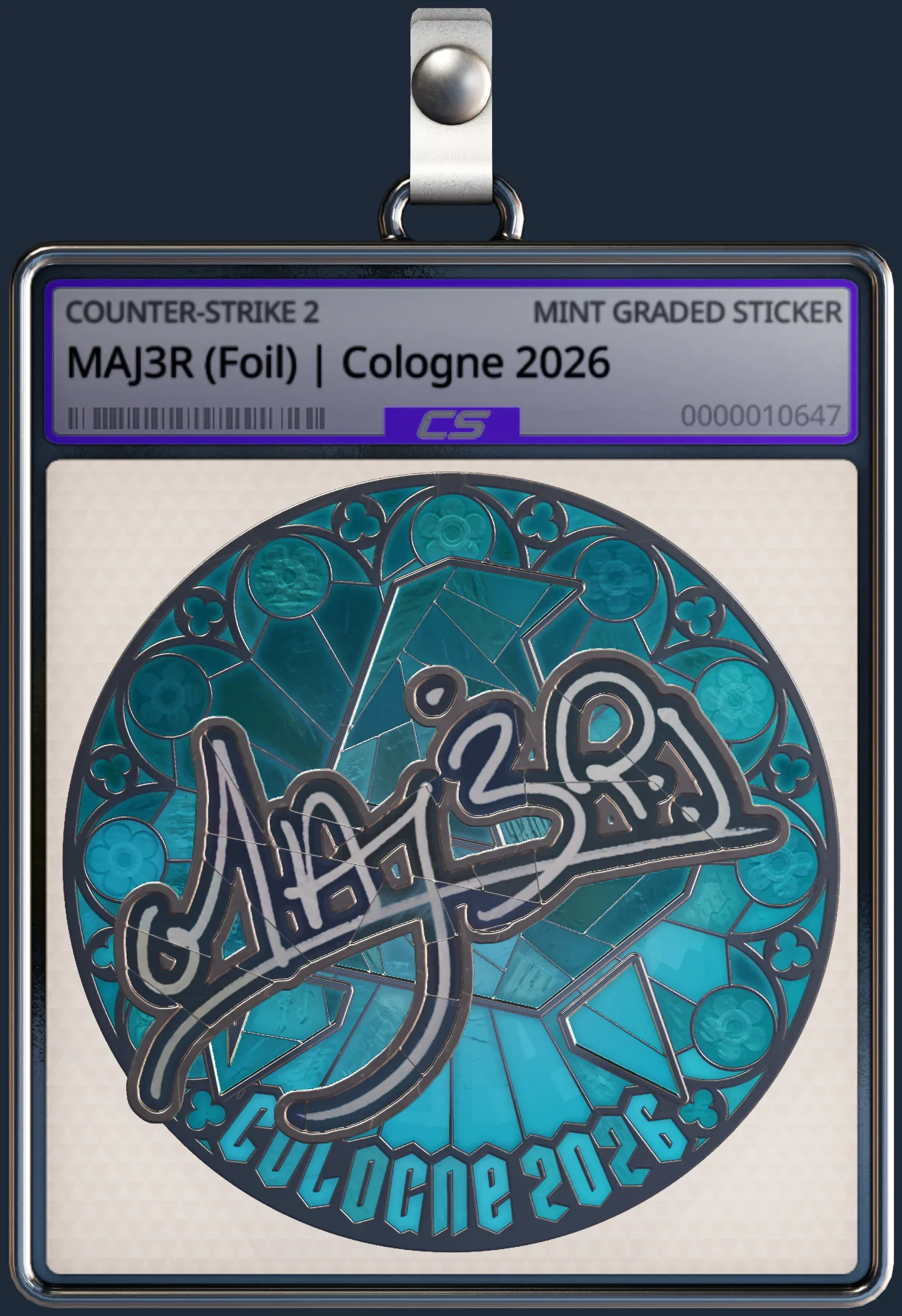 Sticker | MAJ3R (Foil) | Cologne 2026