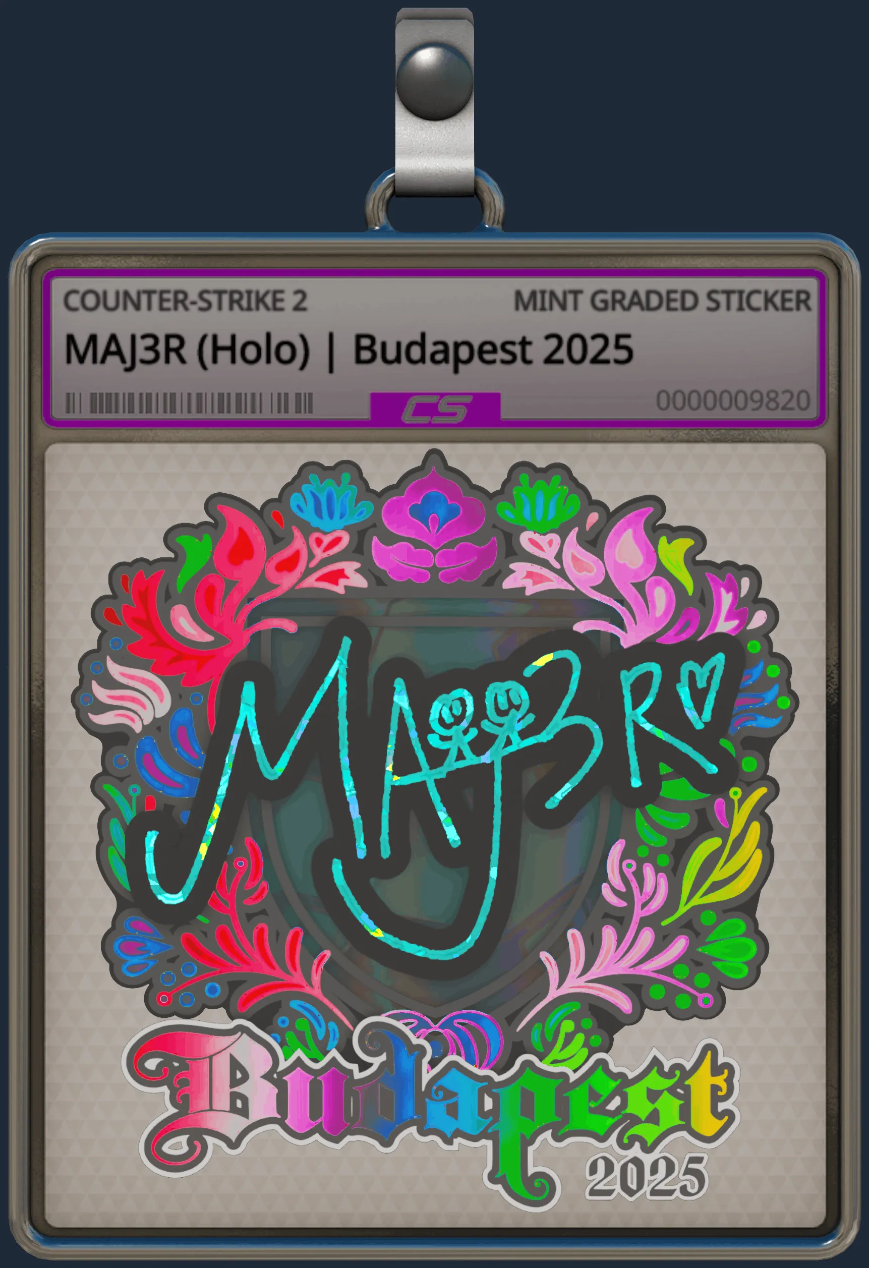 Sticker | MAJ3R (Holo) | Budapest 2025