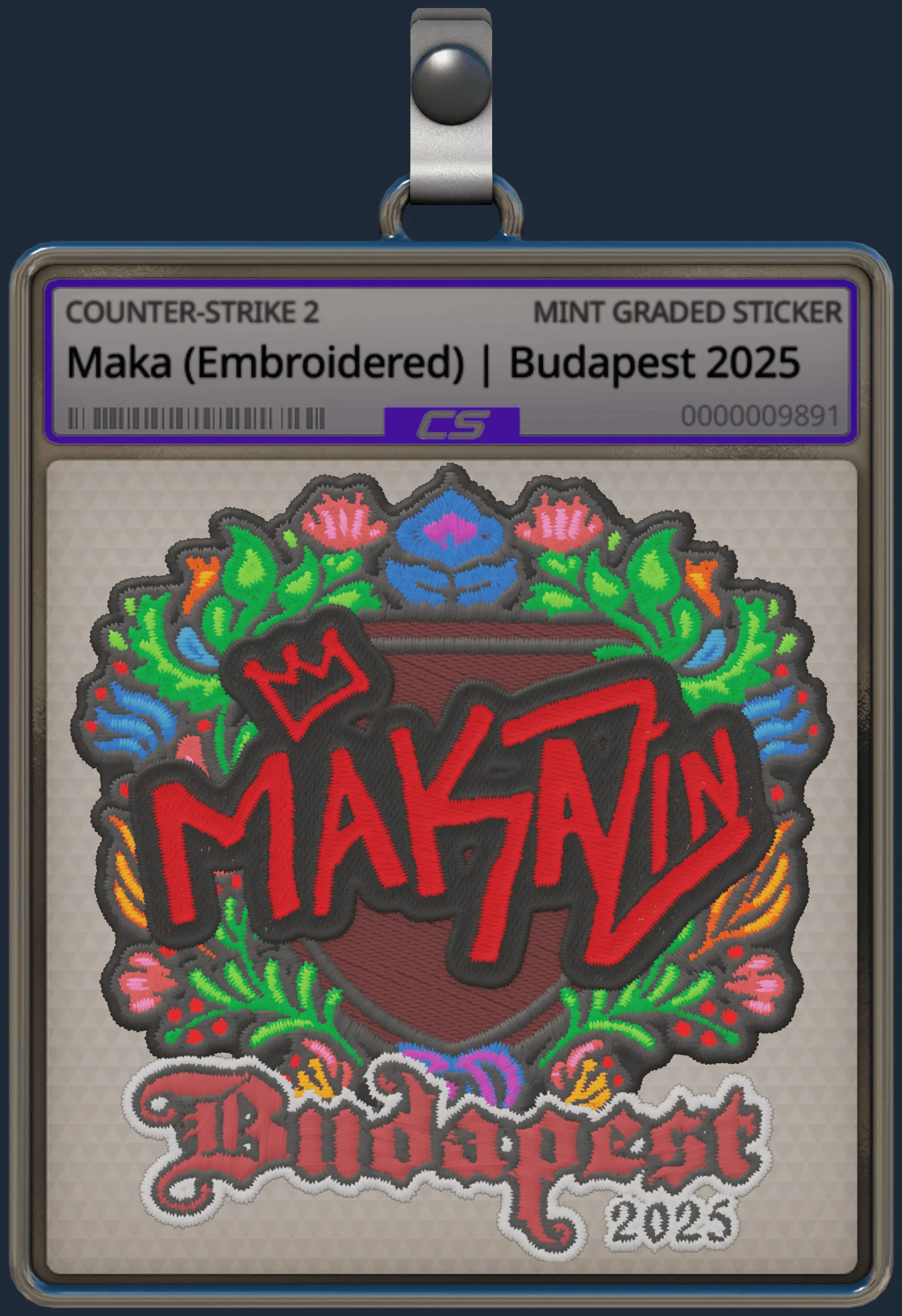 Sticker | Maka (Embroidered) | Budapest 2025
