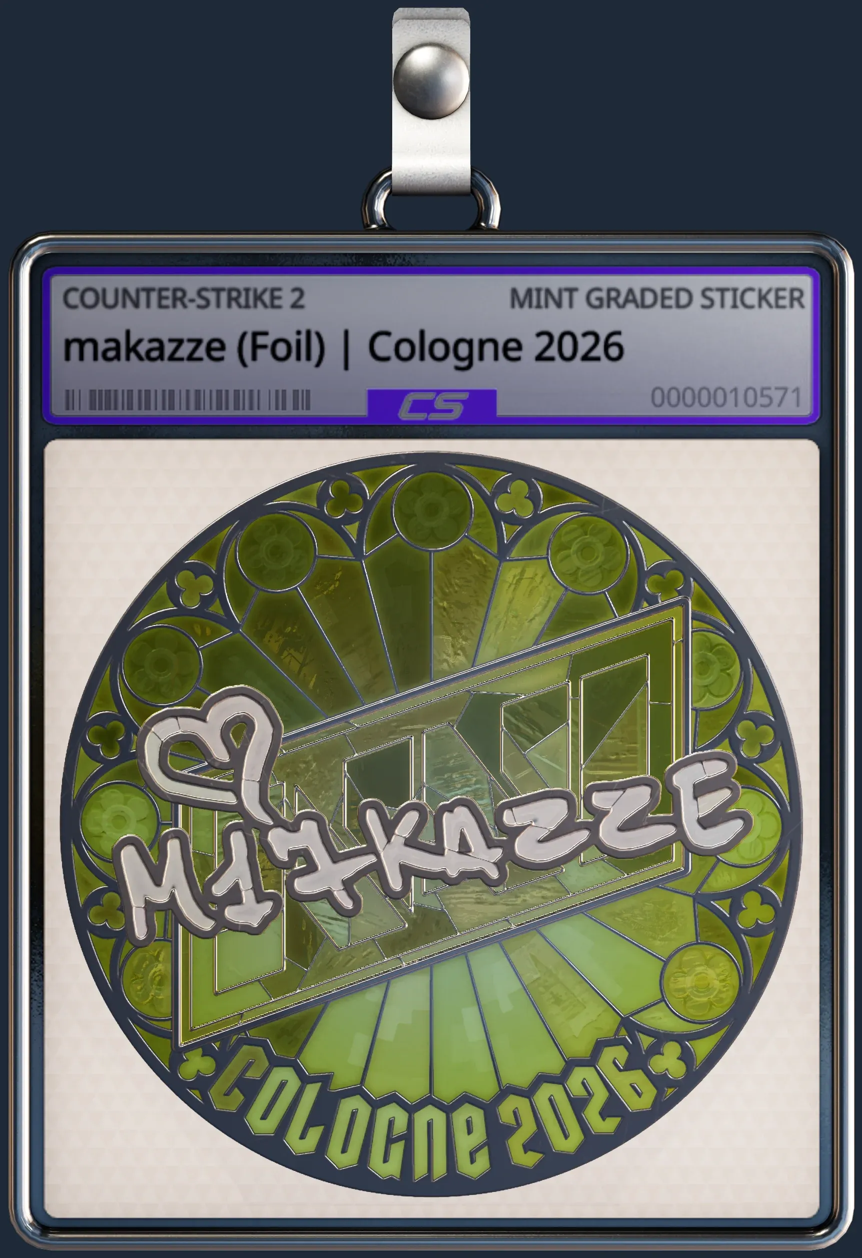 Sticker | makazze (Foil) | Cologne 2026