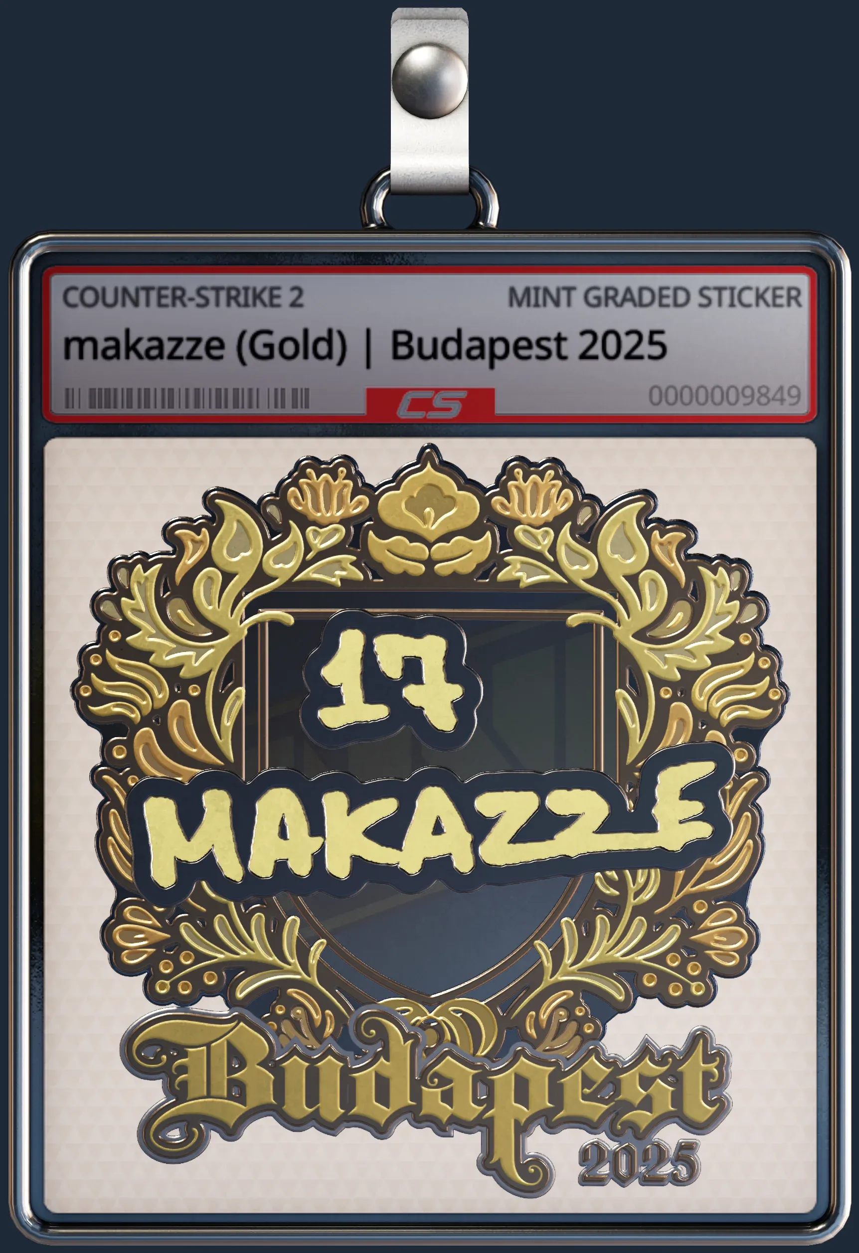 Sticker | makazze (Gold) | Budapest 2025