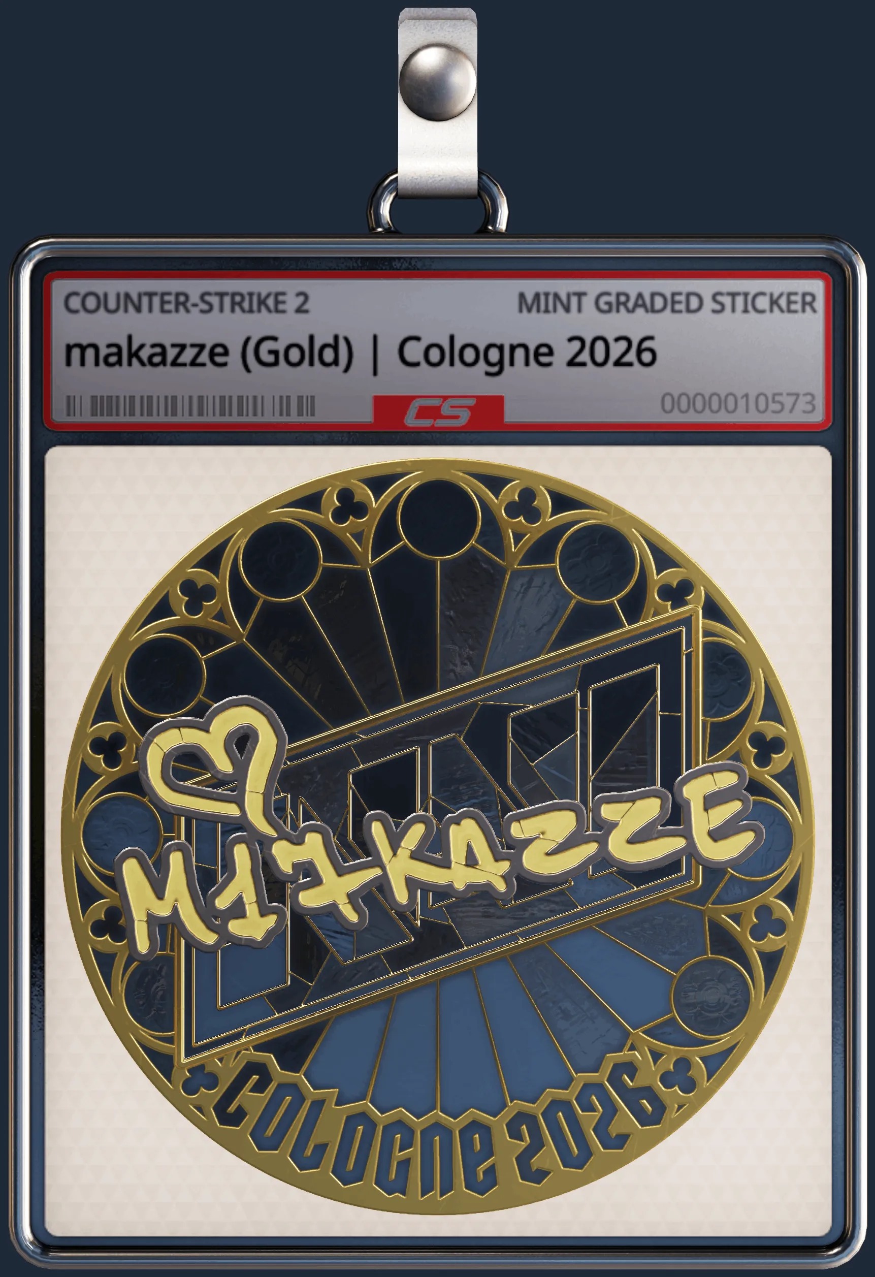 Sticker | makazze (Gold) | Cologne 2026