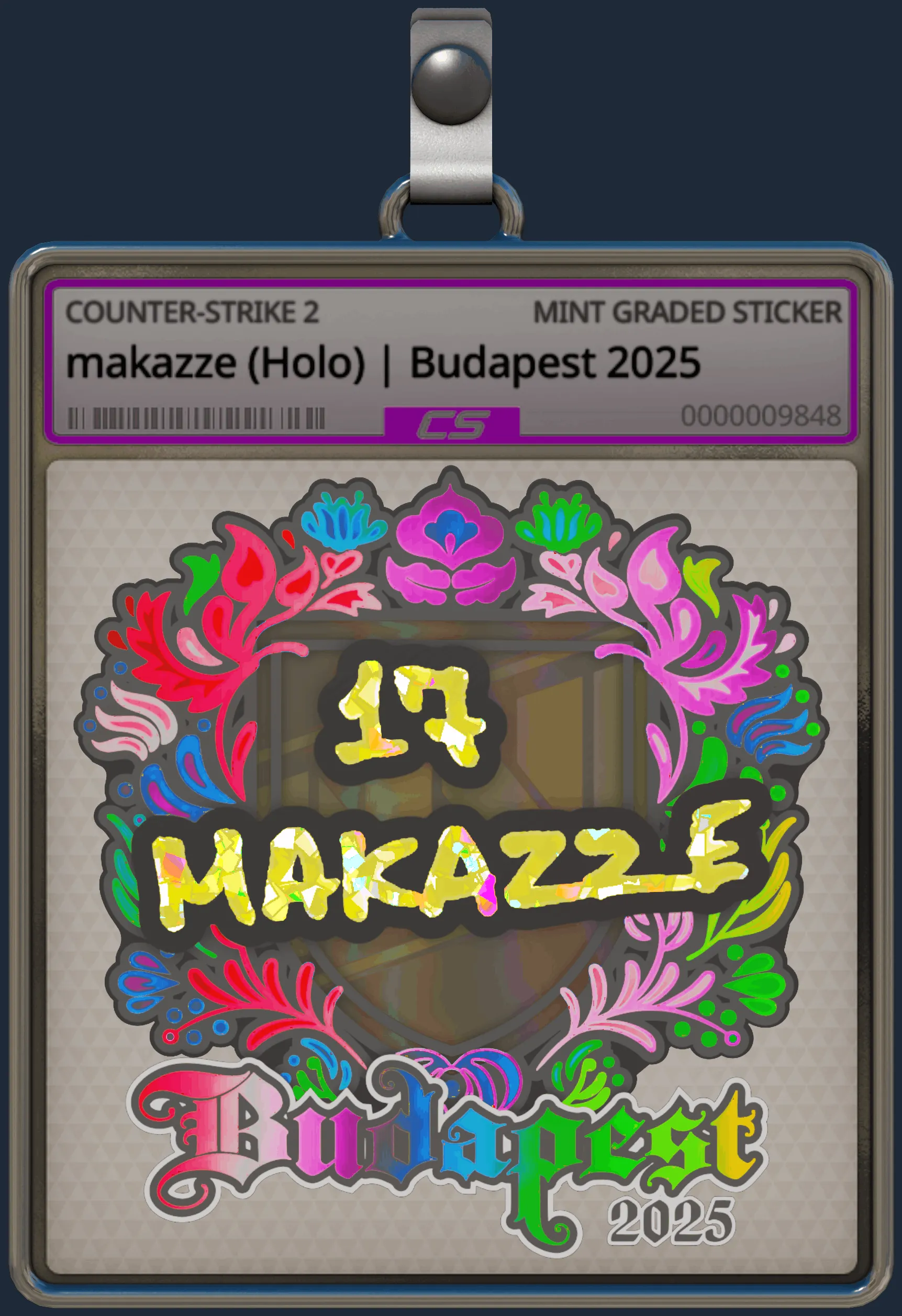 Sticker | makazze (Holo) | Budapest 2025