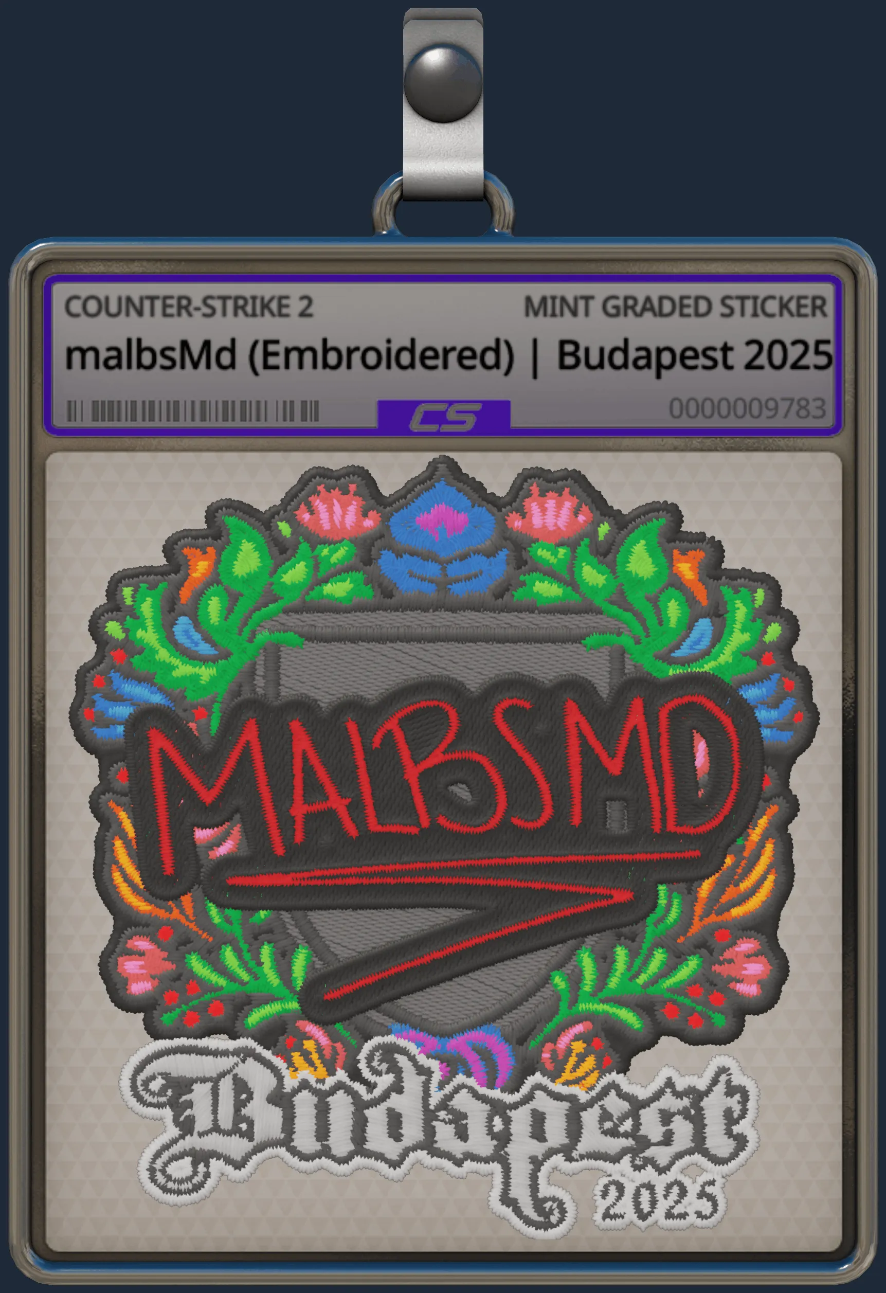 Sticker | malbsMd (Embroidered) | Budapest 2025