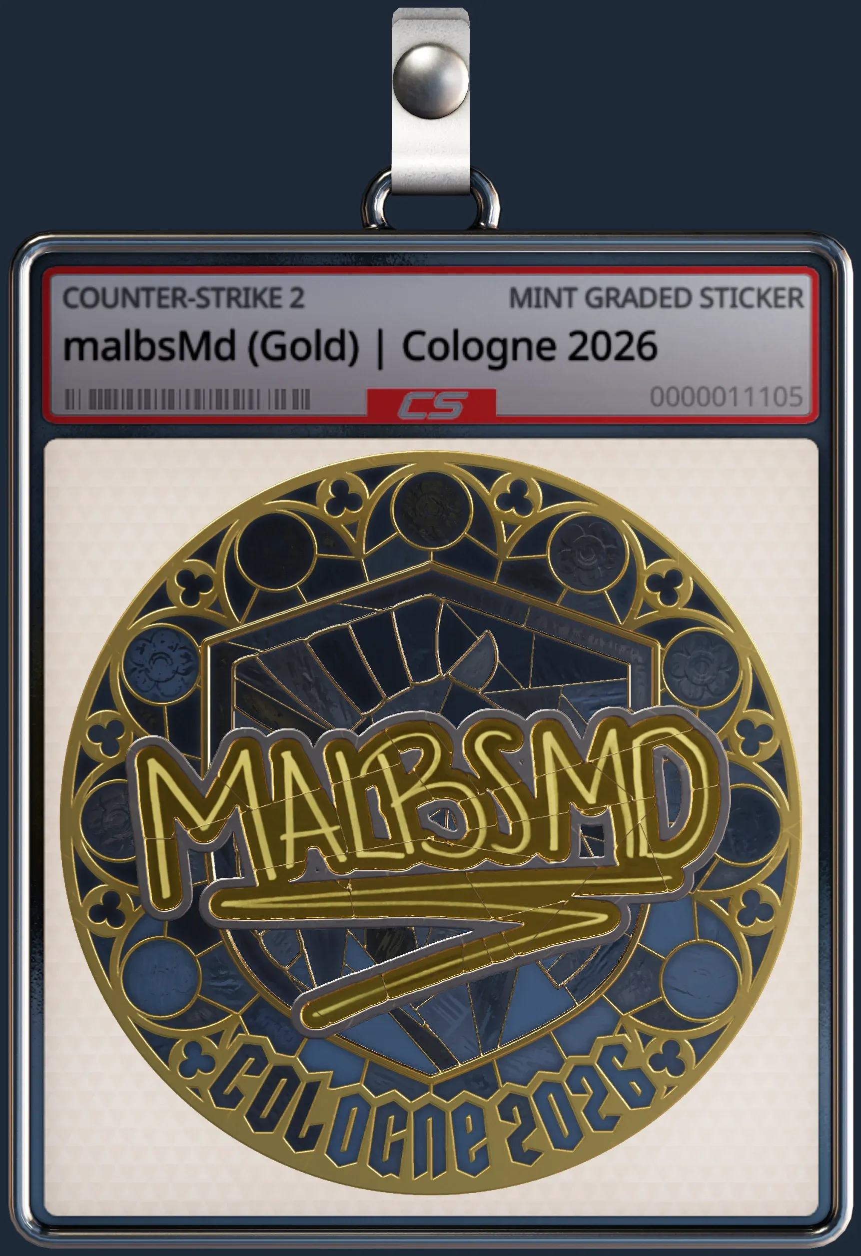Sticker | malbsMd (Gold) | Cologne 2026 Sticker | malbsMd (Gold) | Cologne 2026