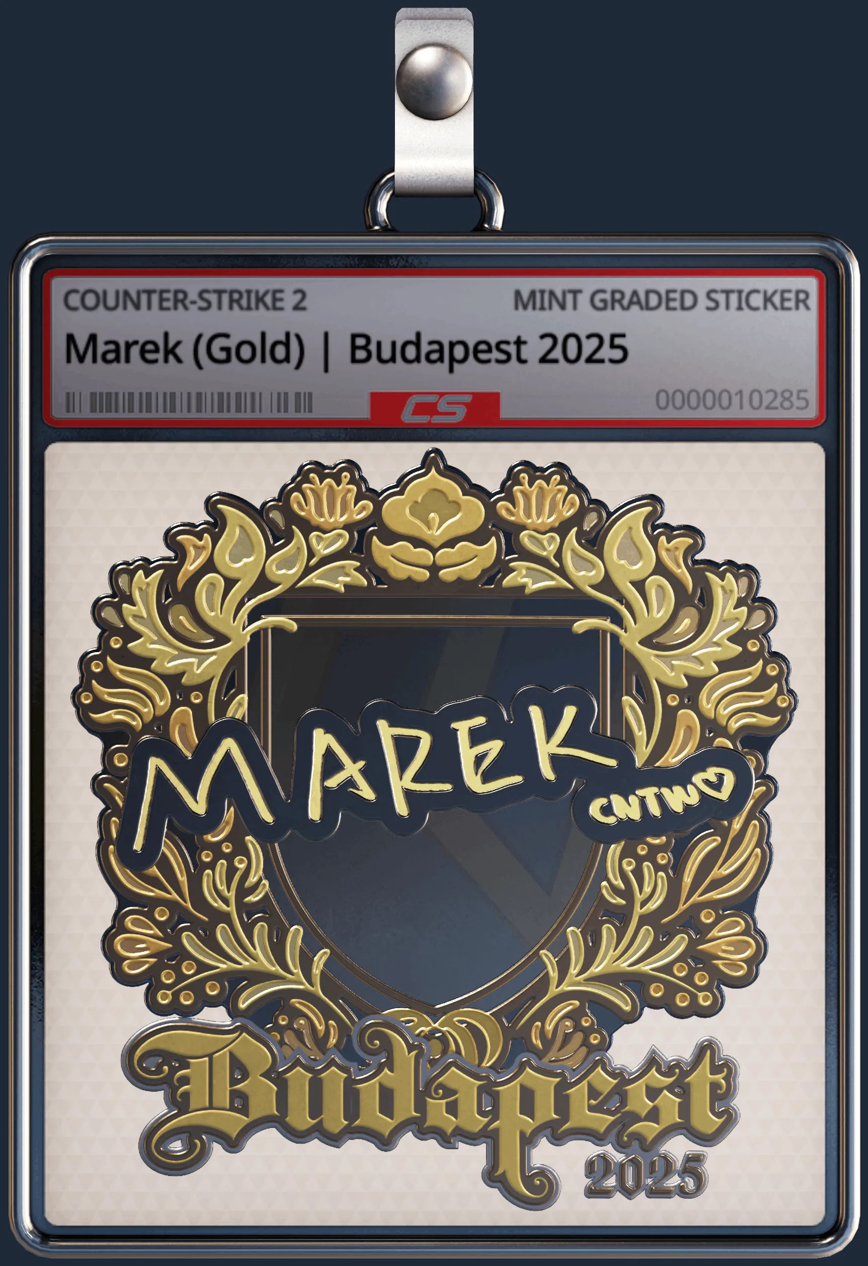 Sticker | Marek (Gold) | Budapest 2025