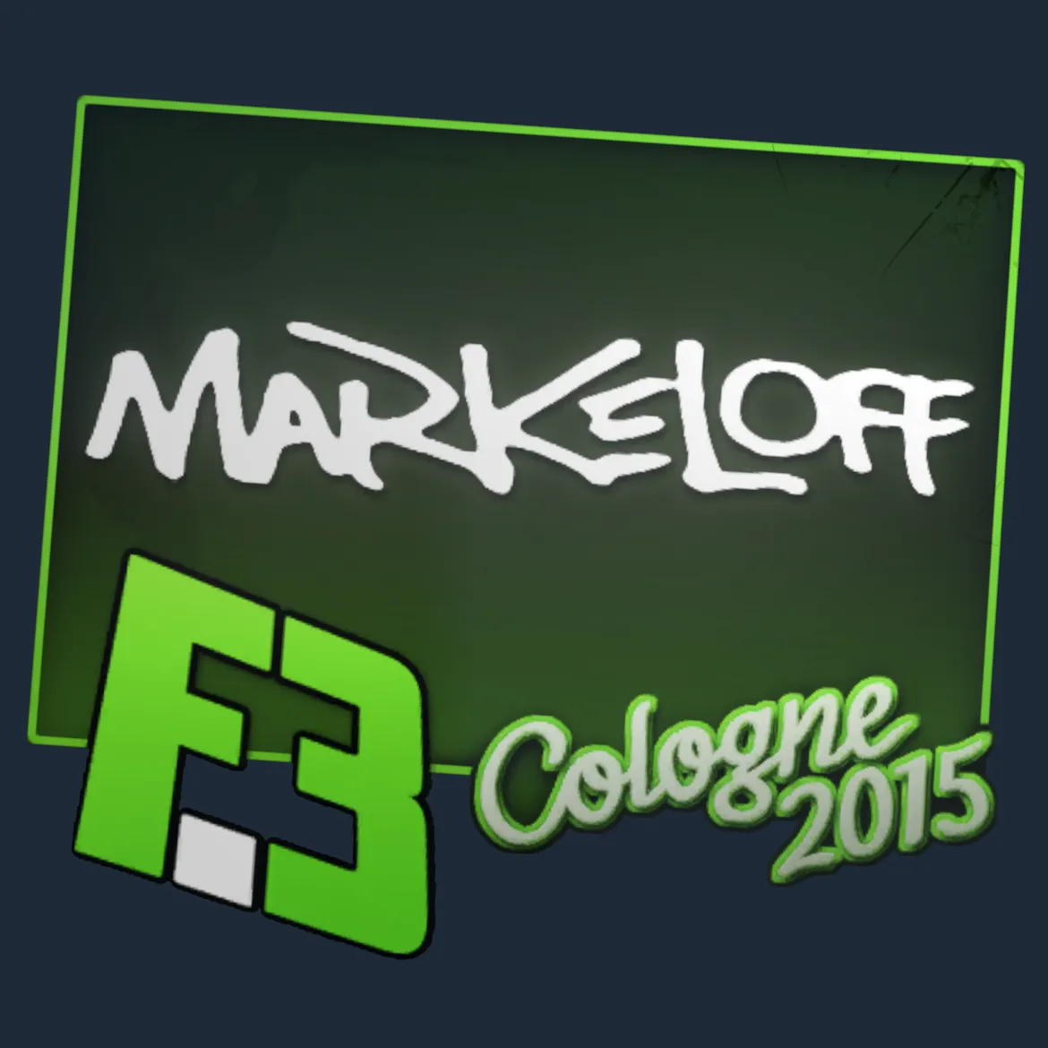 Sticker | markeloff | Cologne 2015