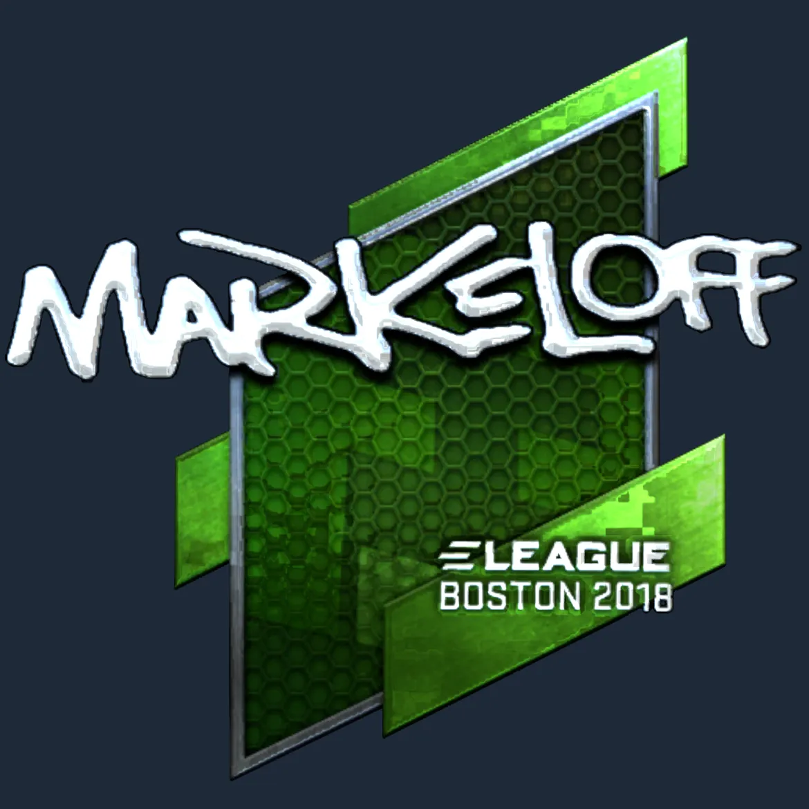 Sticker | markeloff (Foil) | Boston 2018